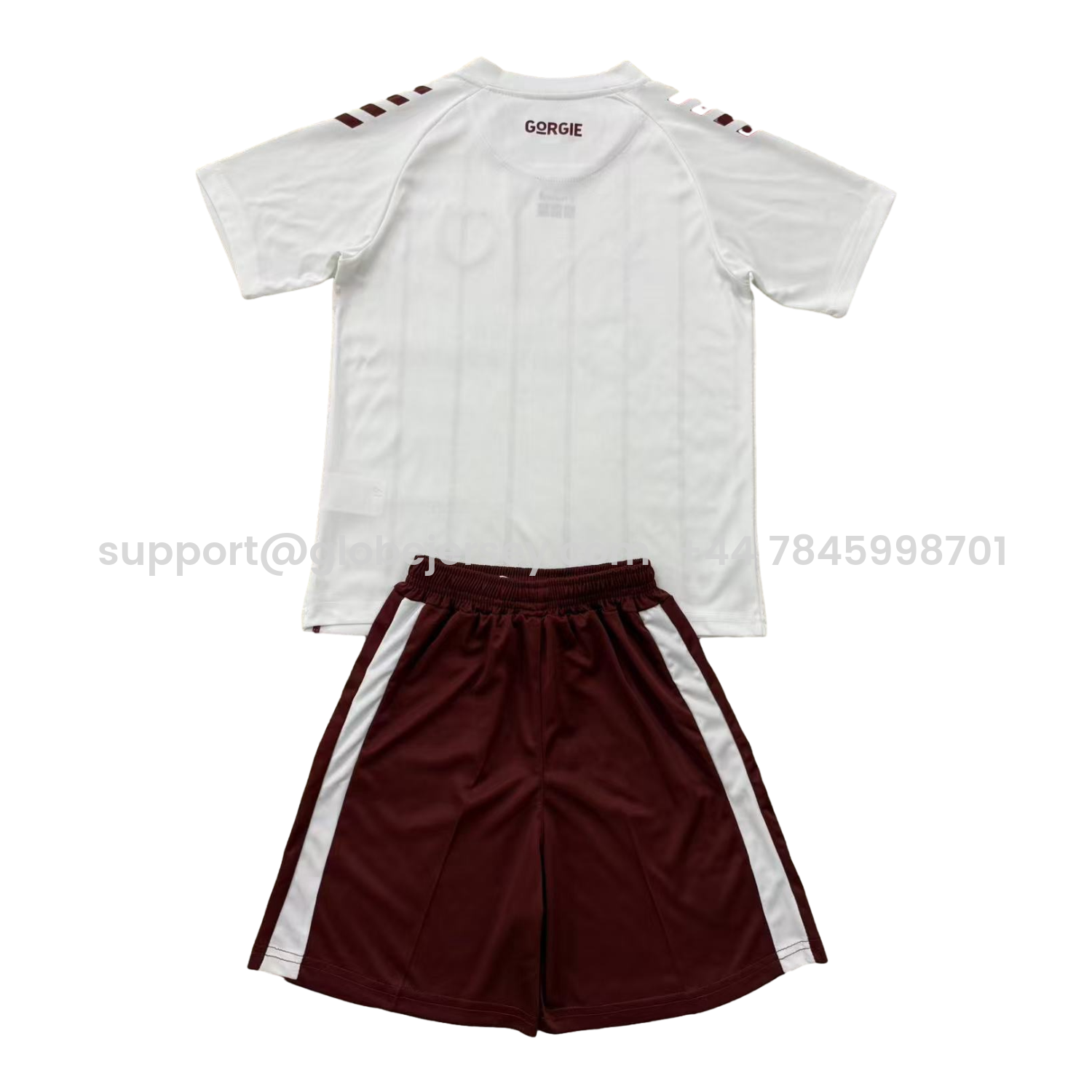 GlobeJersey-Hearts Heart of Midlothian 25-26 Away Men's Adult Jersey Set - Fans Version