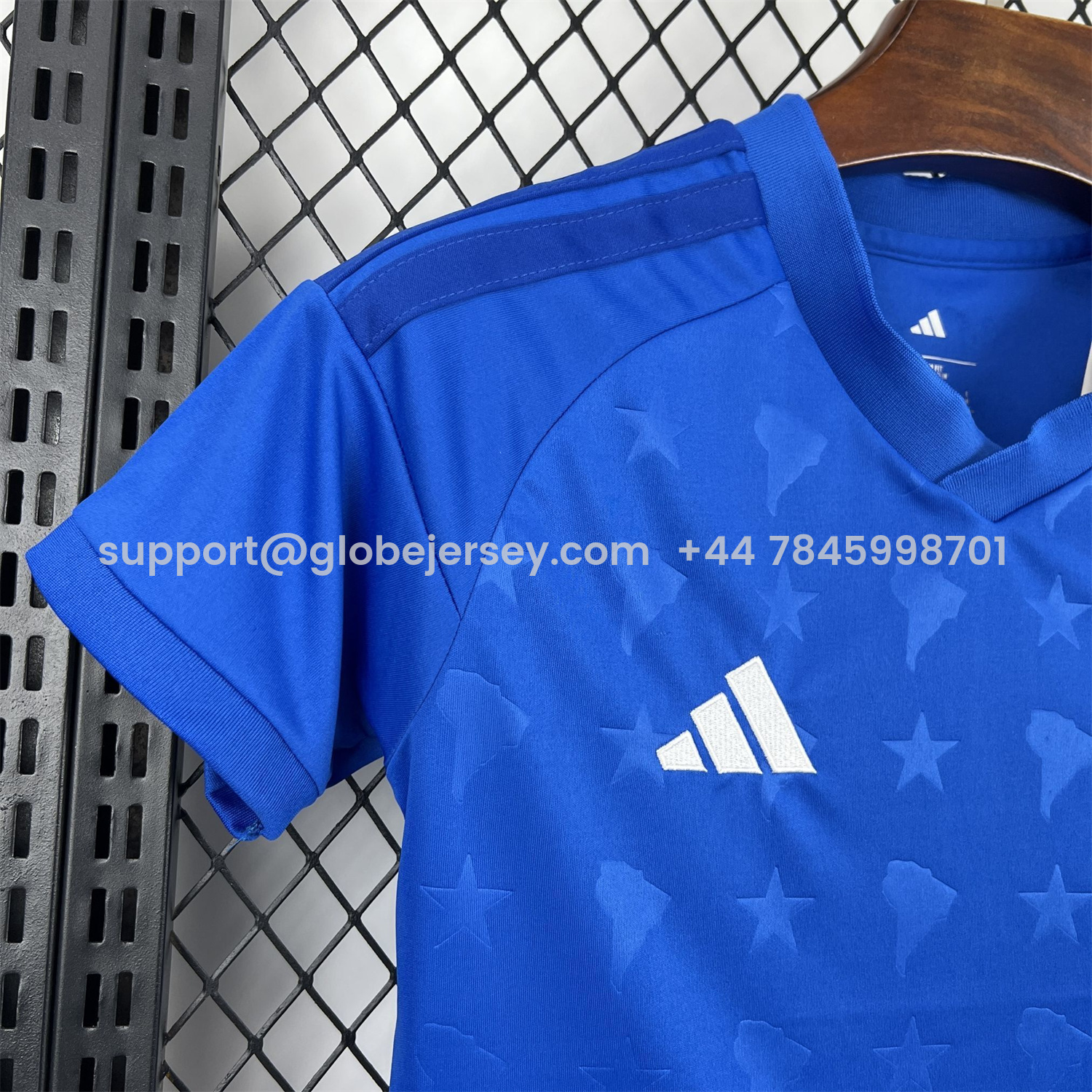 GlobeJersey-Women's Cruzeiro 25-26 Home Blue Cropped Jersey