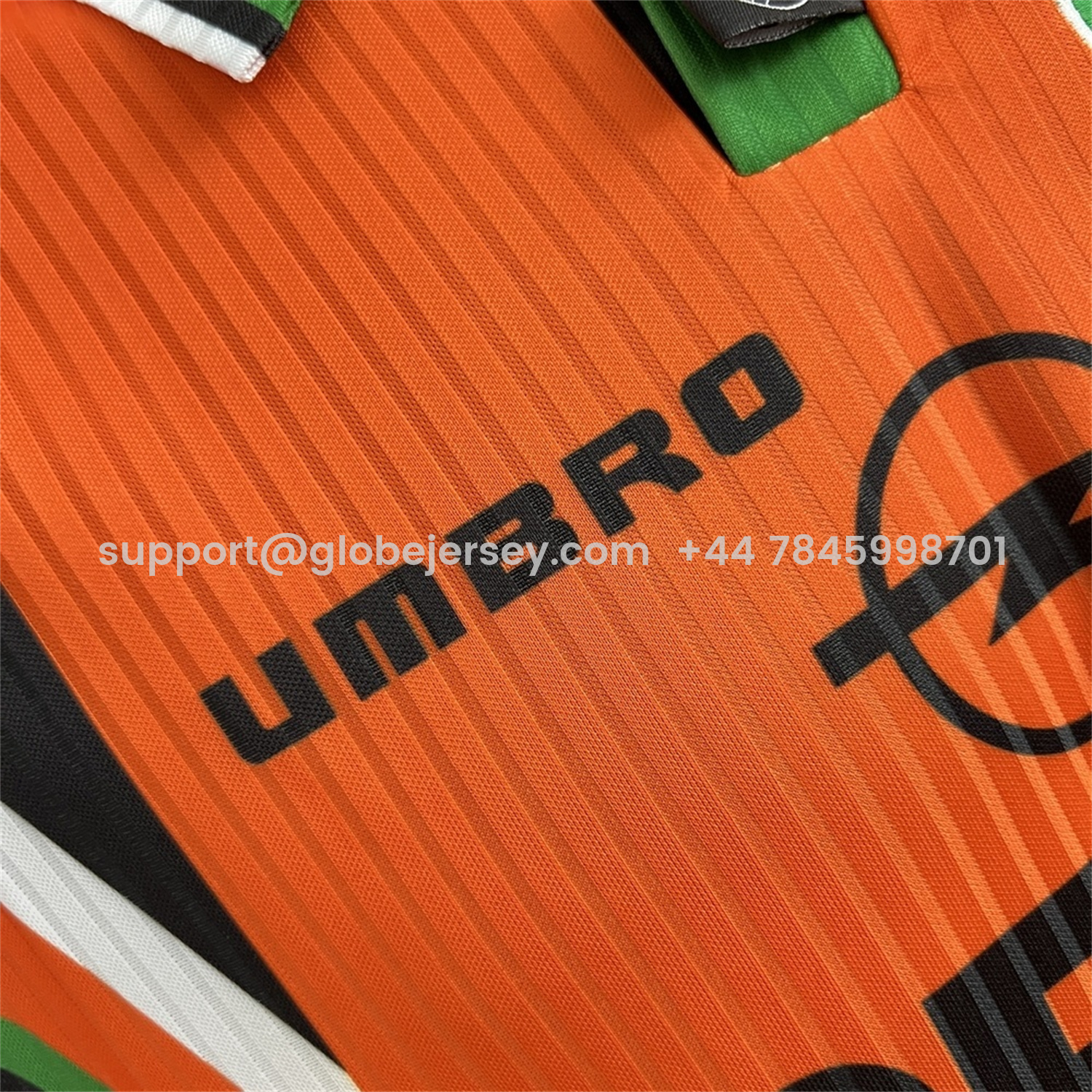 GlobeJersey-Retro Ireland 1996-97 Away Orange Jersey