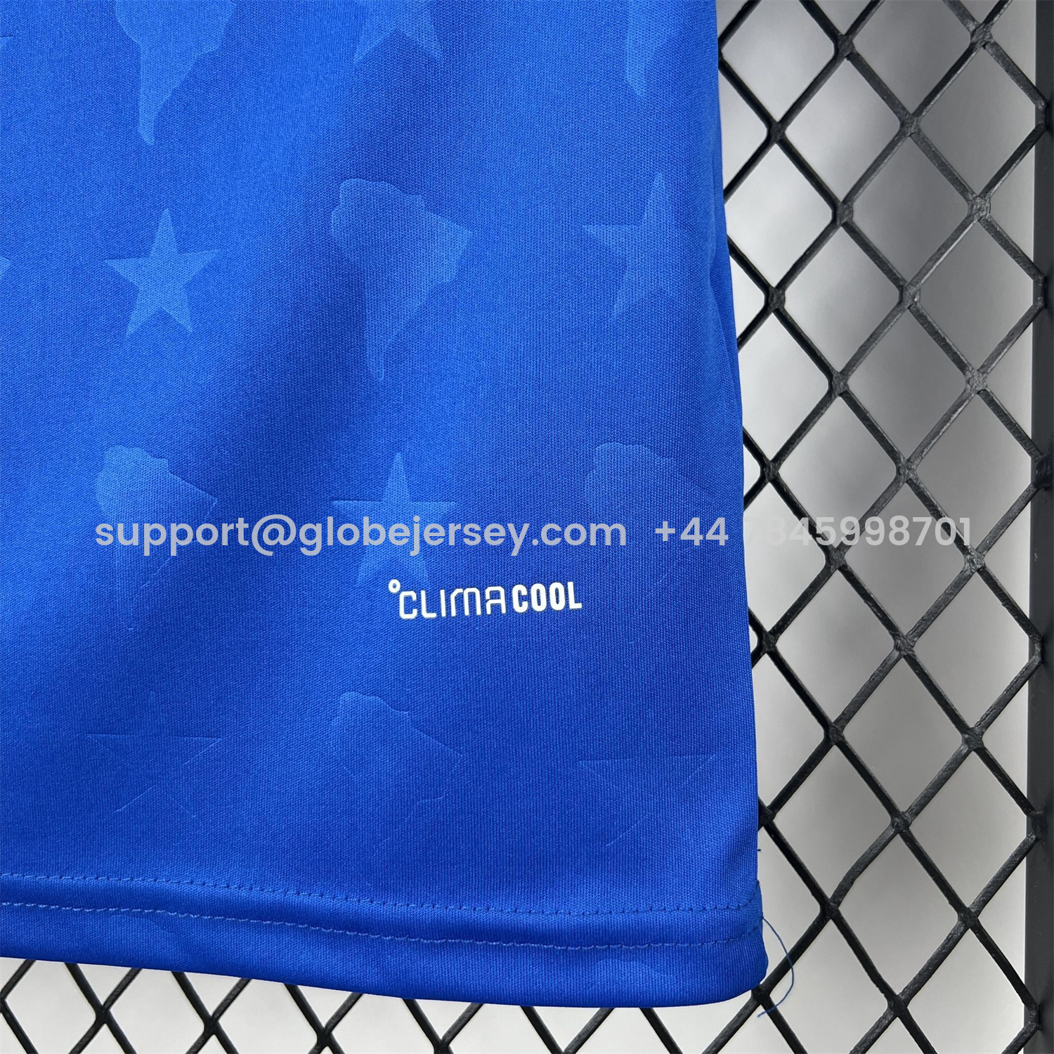 GlobeJersey-Women's Cruzeiro 25-26 Home Blue Cropped Jersey