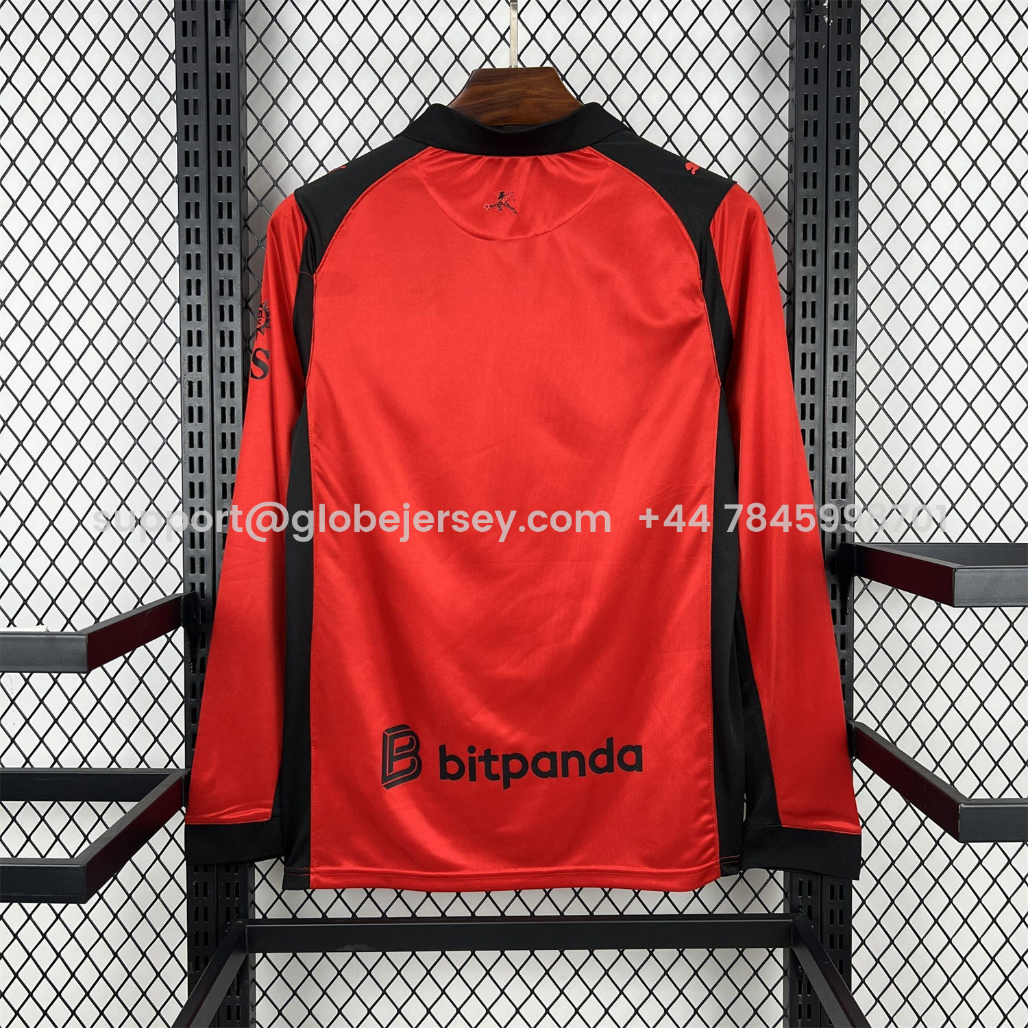 GlobeJersey-AC Milan 25-26 Fourth Red Long Sleeves Jersey - Fans Version
