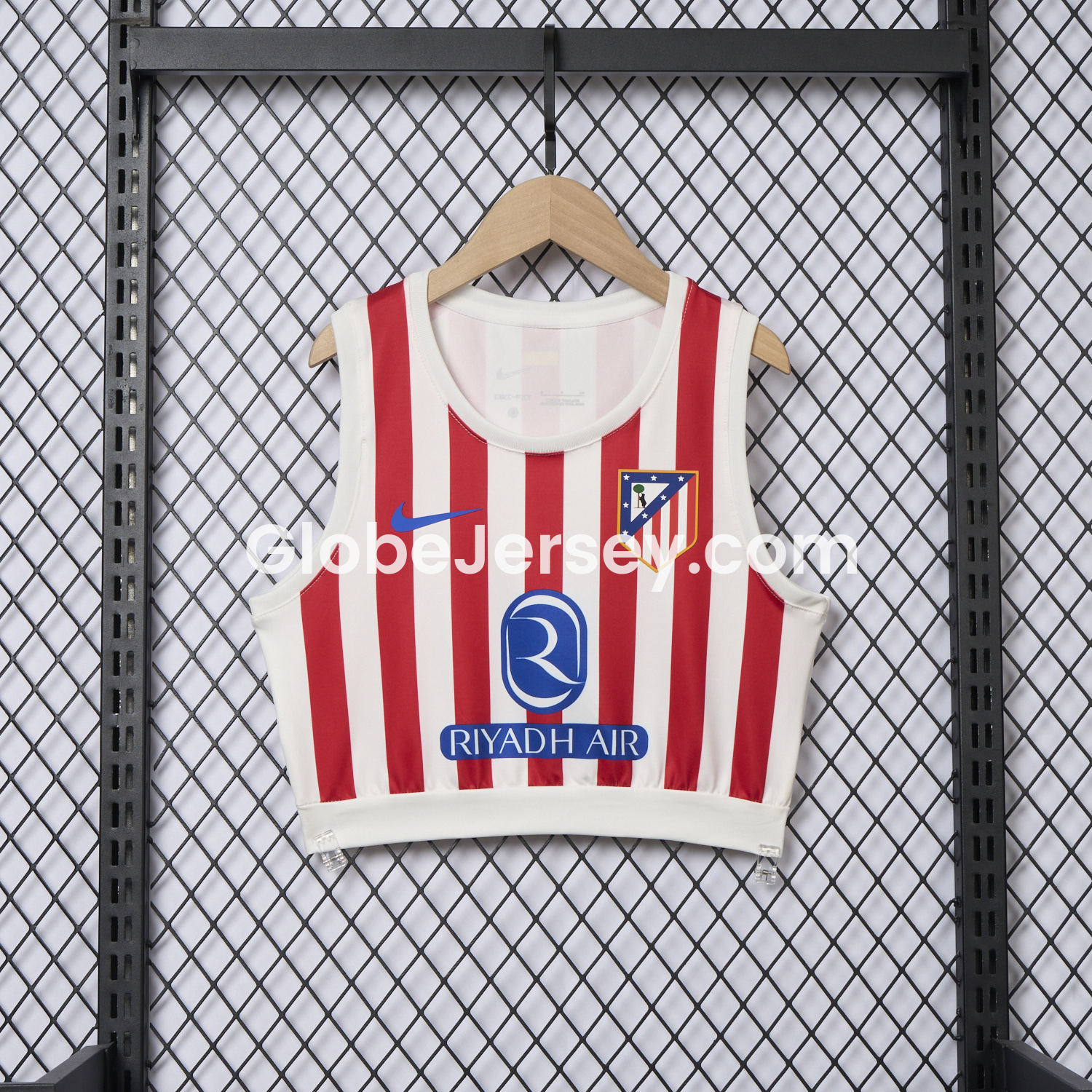 GlobeJersey-Women's Atletico Madrid 25-26 Home Yoga Vest