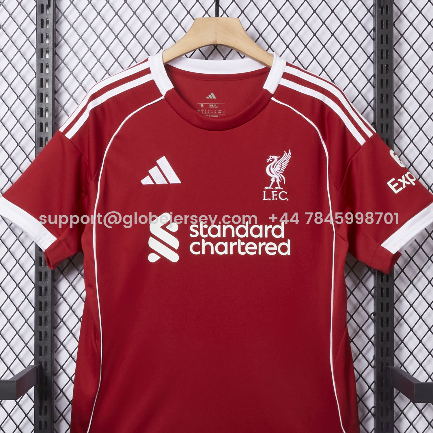 GlobeJersey-Liver.pool 25-26 Home Jersey - Fans Version