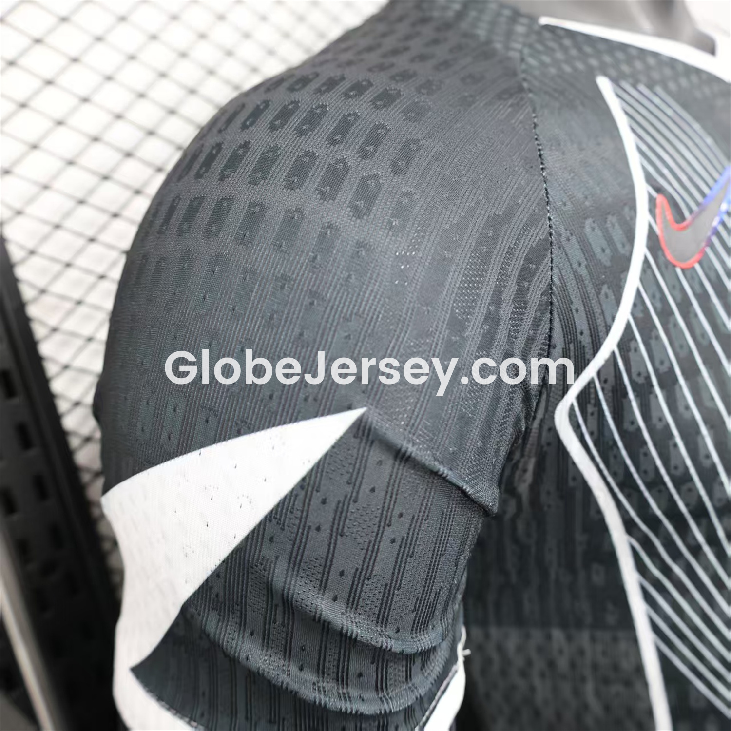 GlobeJersey-Barcelona 25-26 Black Big LOGO Special Jersey - Player Version