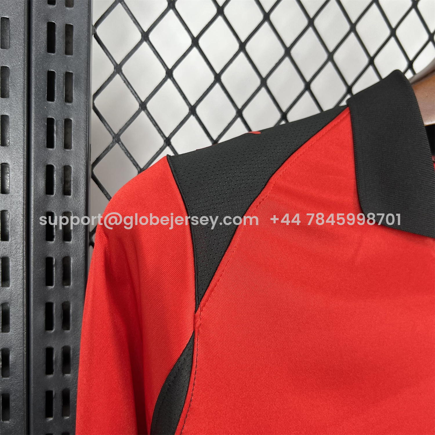 GlobeJersey-AC Milan 25-26 Fourth Red Long Sleeves Jersey - Fans Version