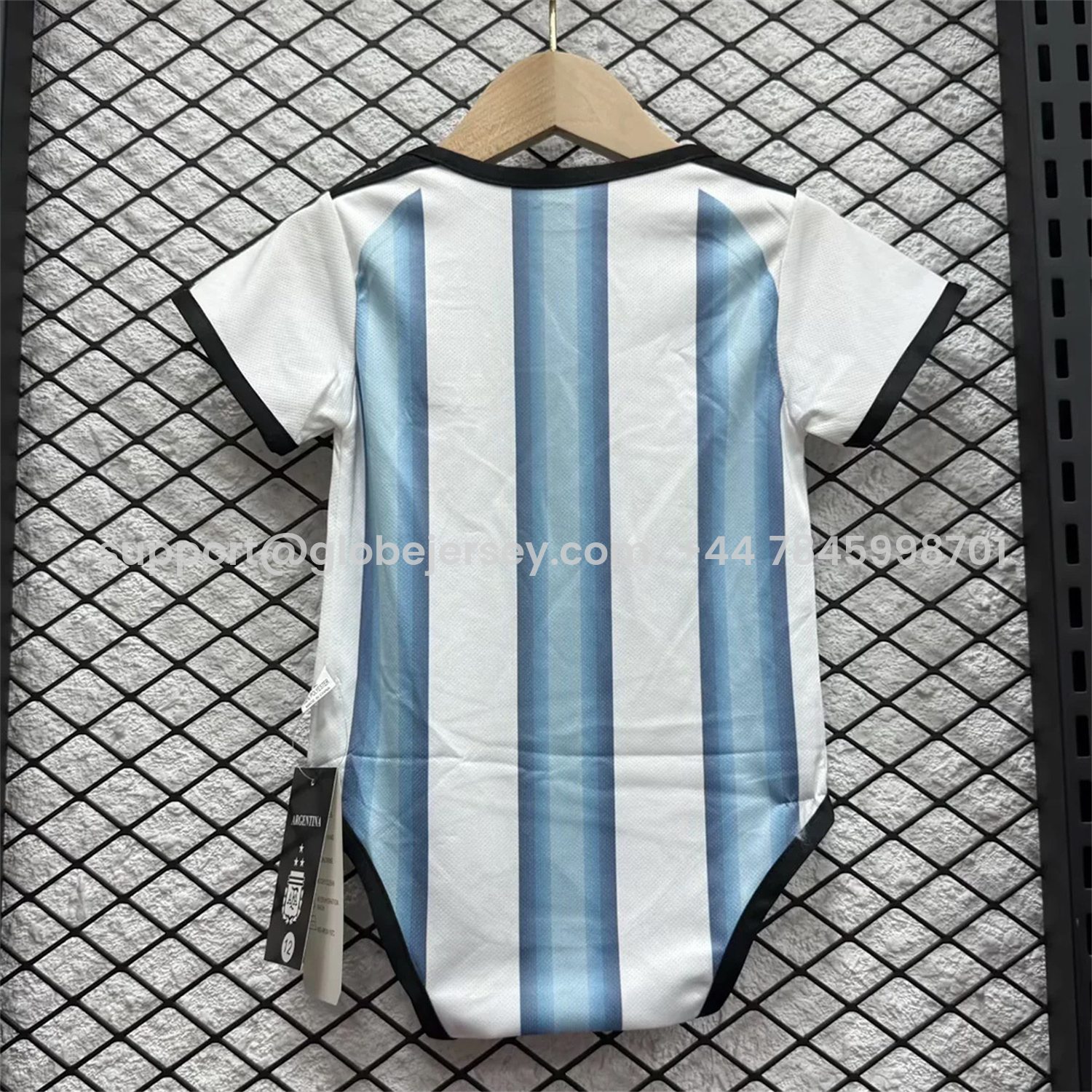 GlobeJersey-Argentina 2026 Home Baby Crawling Suit