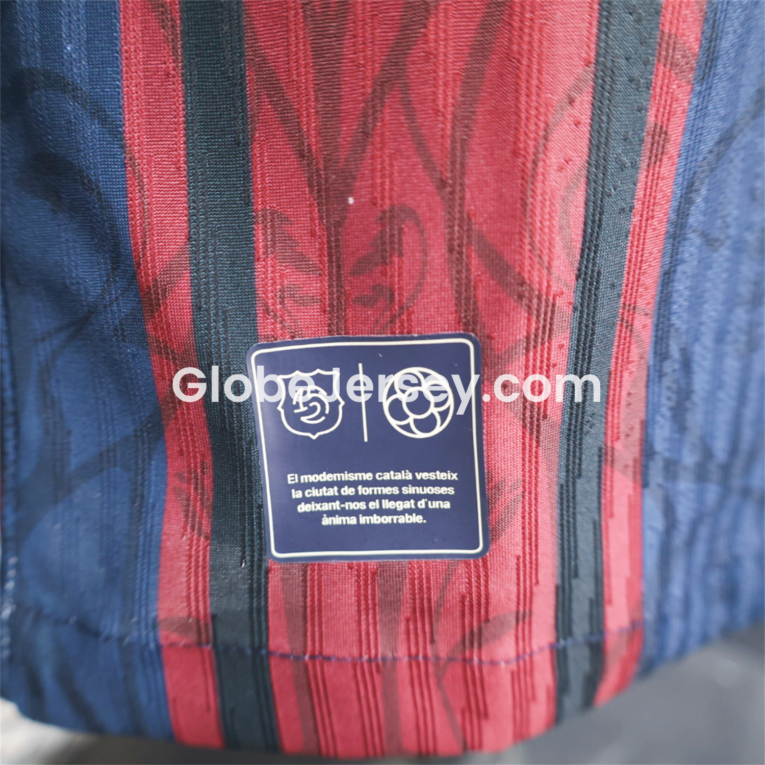GlobeJersey-Barcelona 25-26 125th Anniversary Throwback Long Sleeves Jersey - Player Version