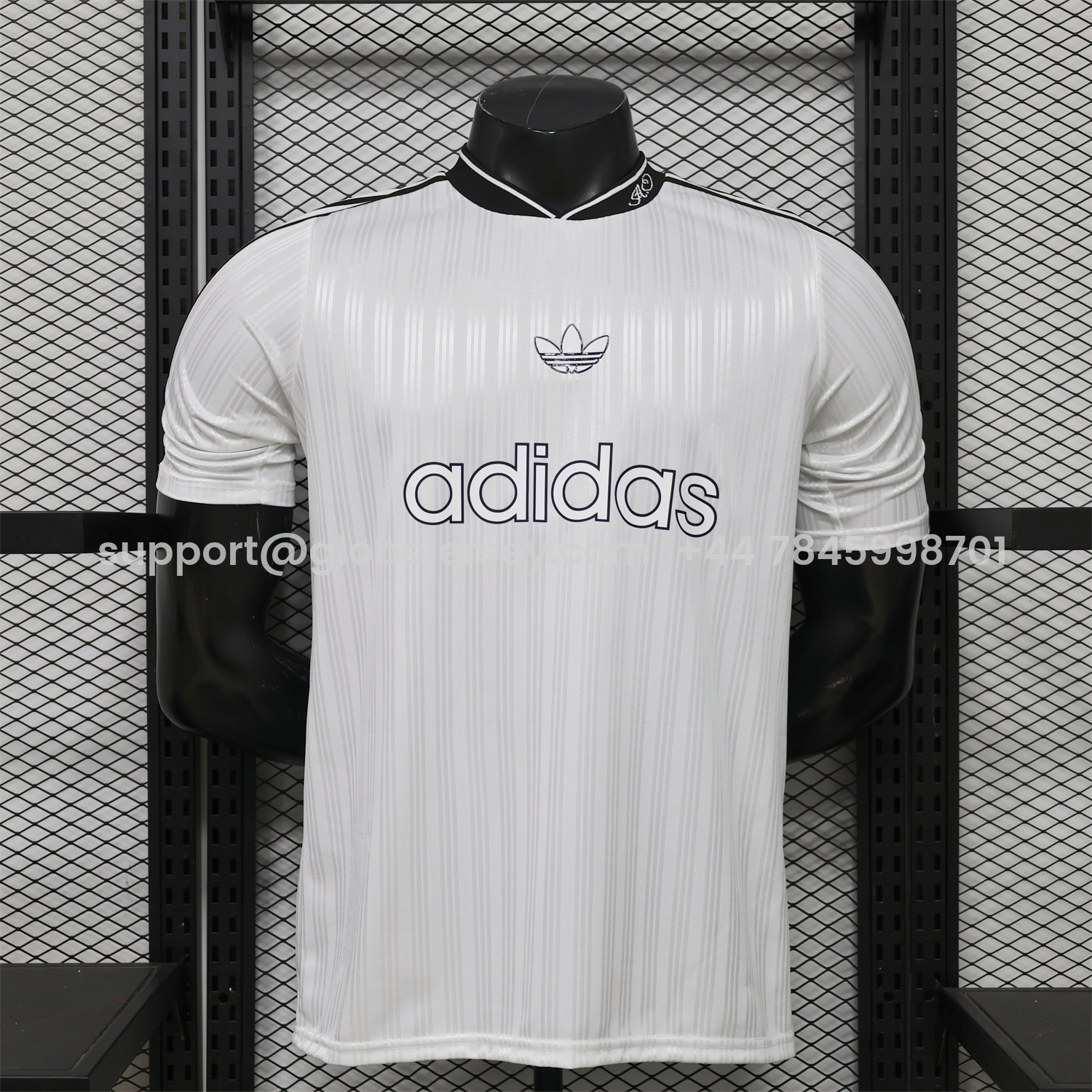 GlobeJersey-Adidas 26-27 Terrace Icon Retro Casual Style White Jersey - Player Version