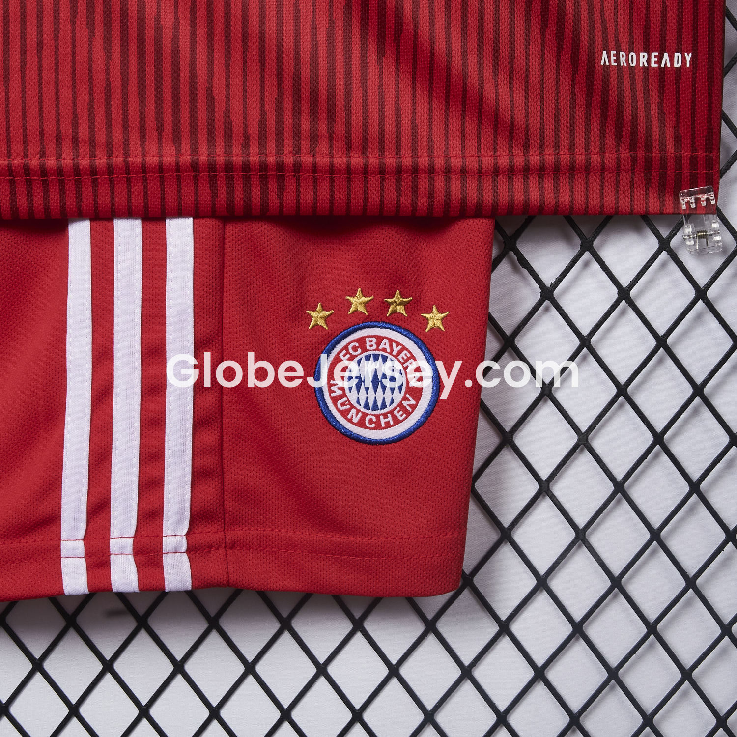 GlobeJersey-Retro Bayern Munich 2018-19 Home Men's Adult Jersey Set - Fans Version