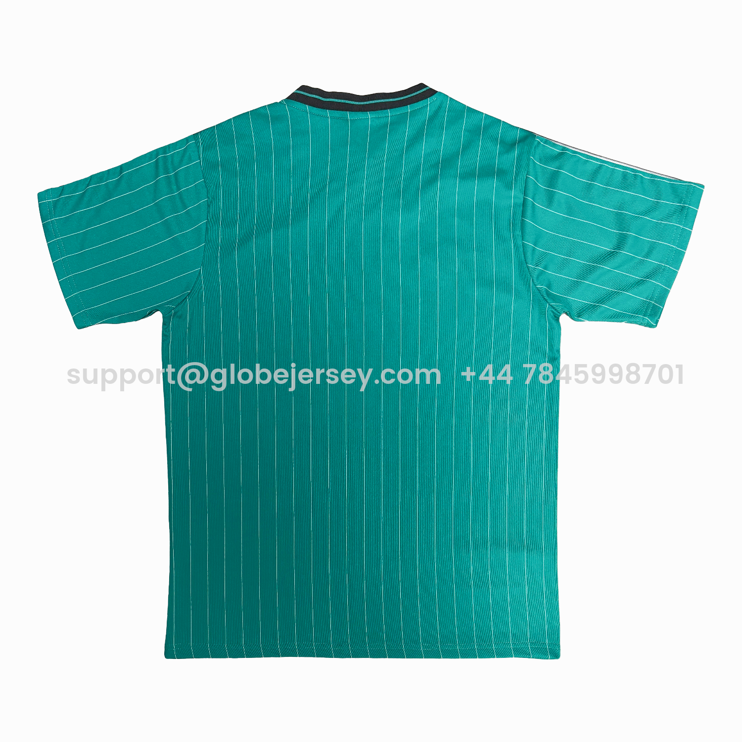 GlobeJersey-Liver.pool 25-26 Icon Range Travel Special Edition Cyan Jersey - Fans Version