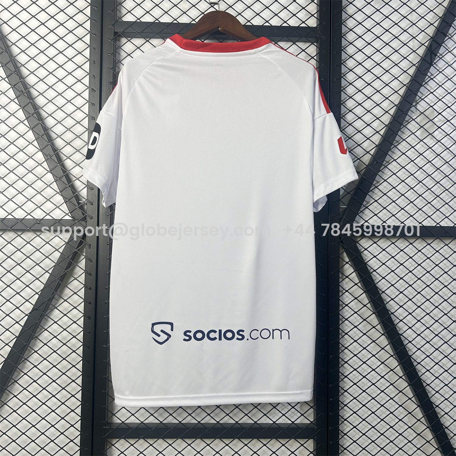 GlobeJersey-Sevilla 25-26 Home White Jersey - Fans Version