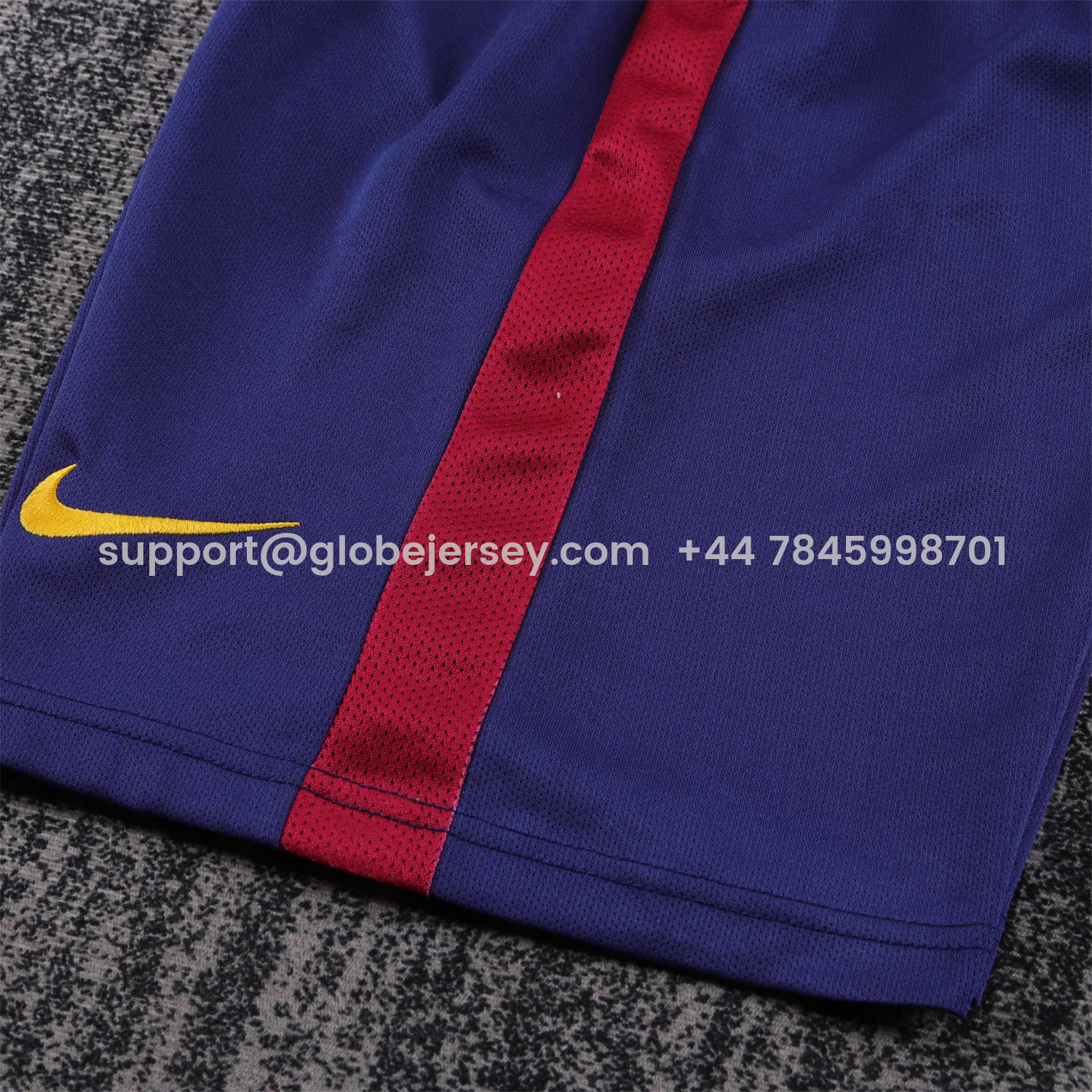 GlobeJersey-Retro Barcelona 2014-15 Home Kids Kit