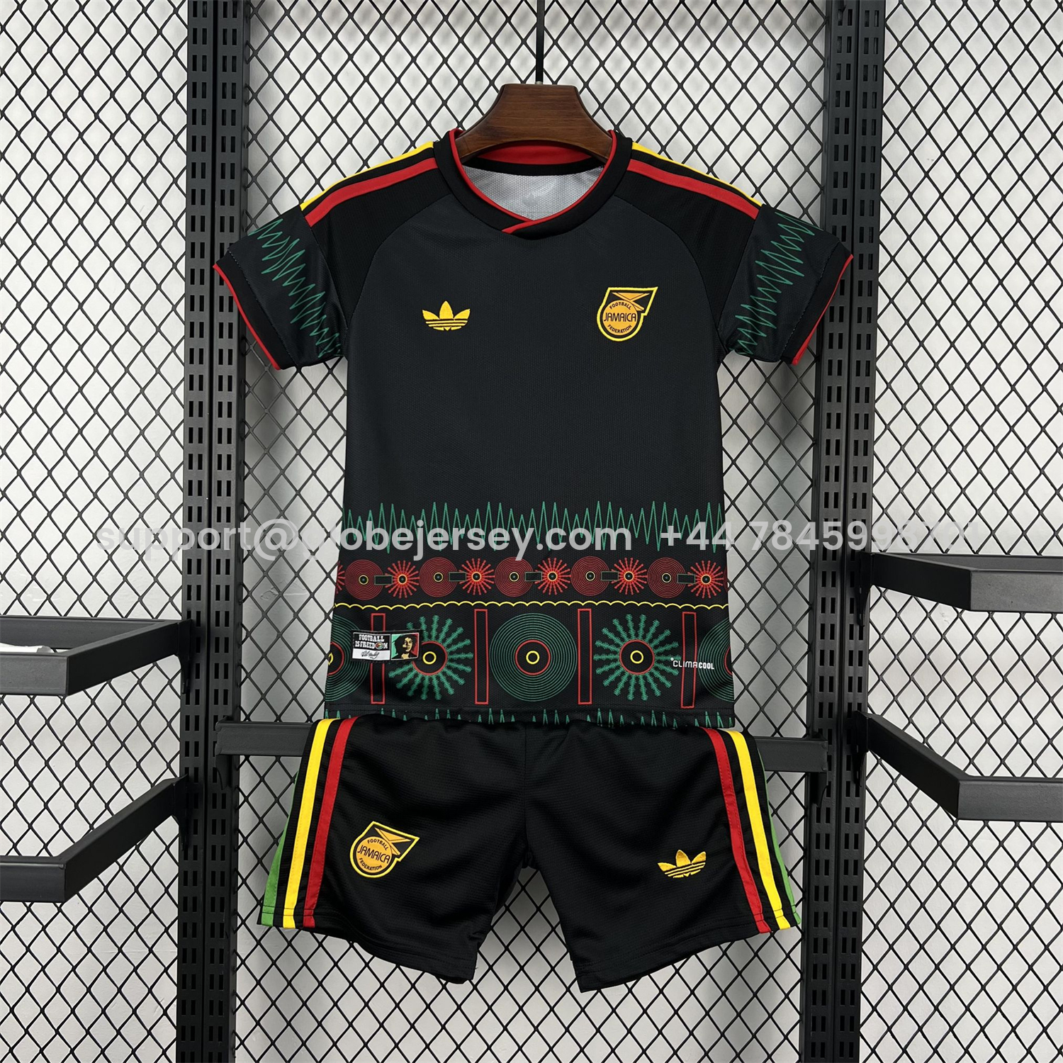 GlobeJersey-Jamaica 2026 Away Kids Kit
