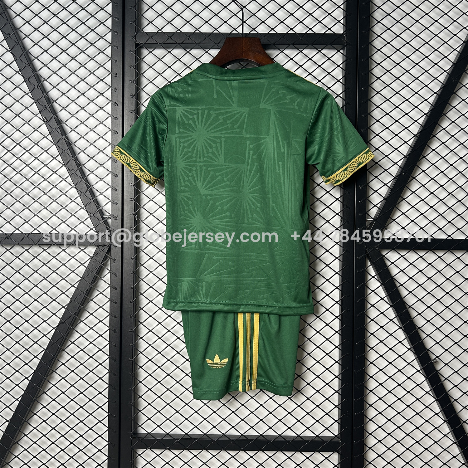 GlobeJersey-Mexico 2025 Gold Cup Green Kids Kit