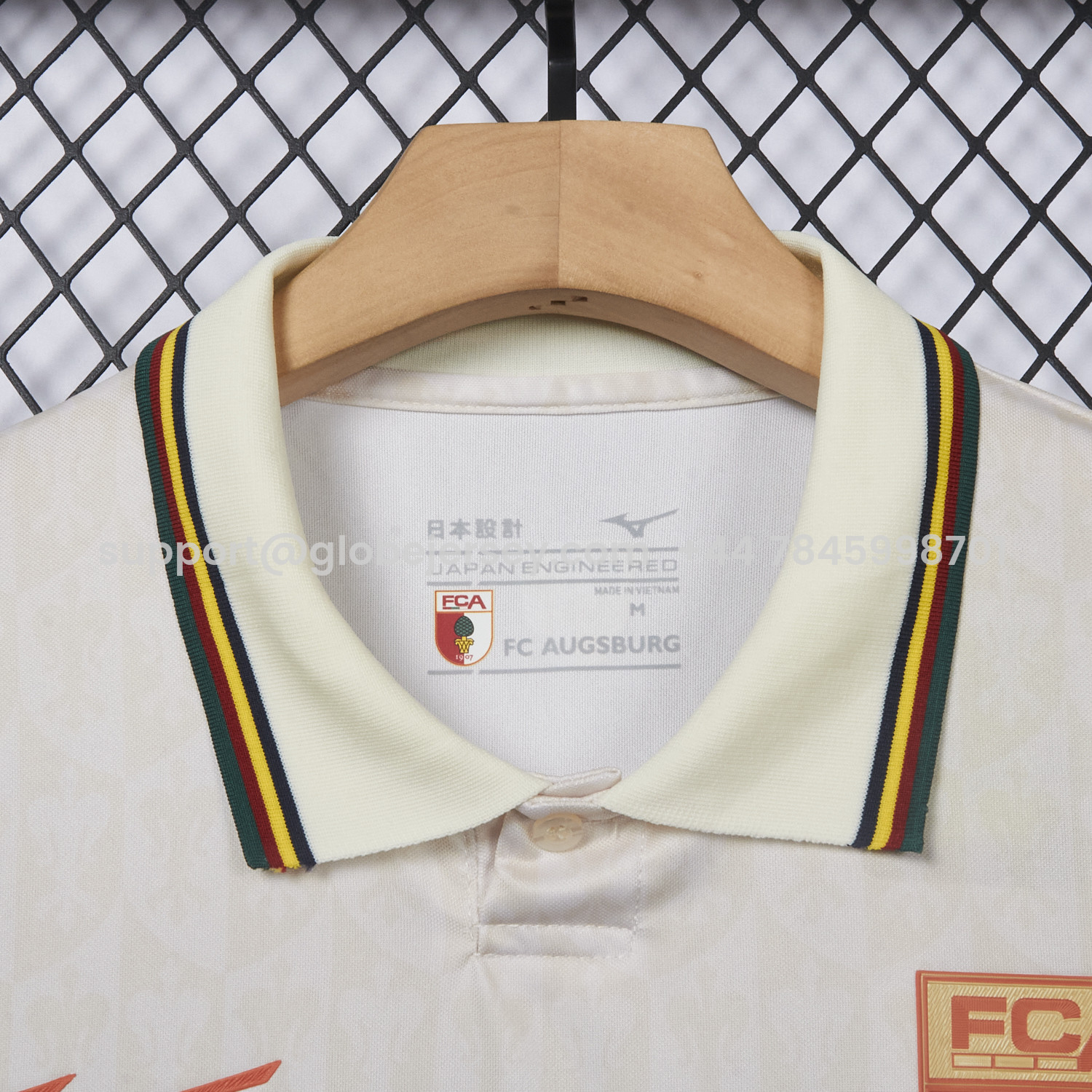 GlobeJersey-Augsburg 25-26 Pale Yellow Special Jersey - Fans Version