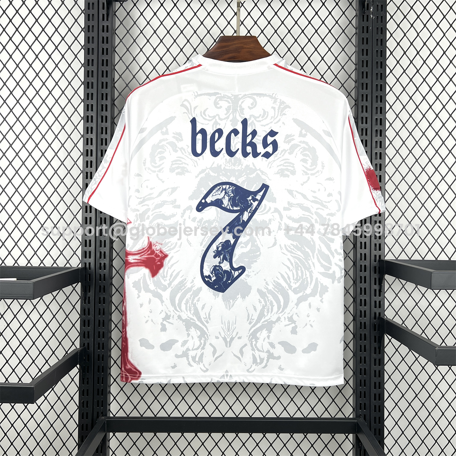GlobeJersey-England 2026 Becks 7 Special Jersey - Fans Version