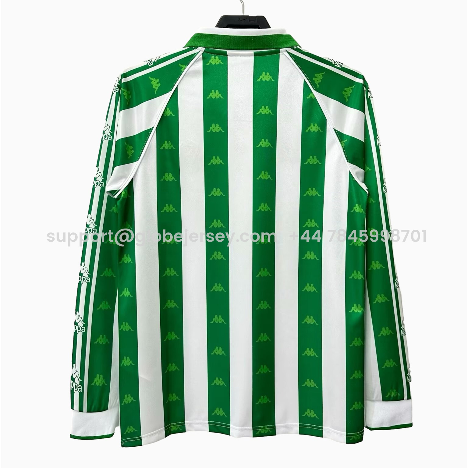 GlobeJersey-Retro Real Betis 95-97 Home Stadium Long Sleeve Jersey