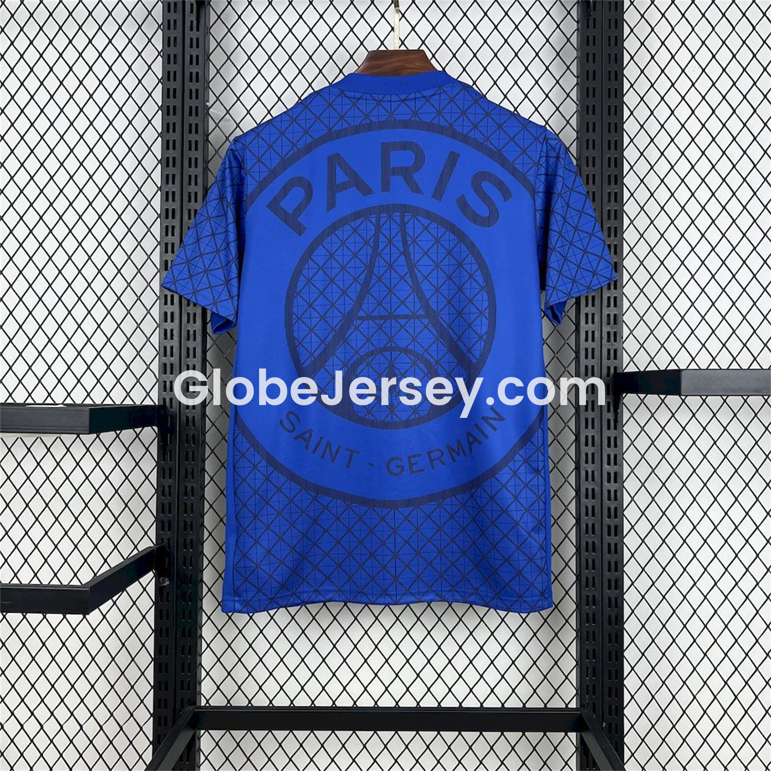 GlobeJersey-Paris Saint-Germain PSG 25-26 Blue Pre-Match Training Jersey - Fans Version
