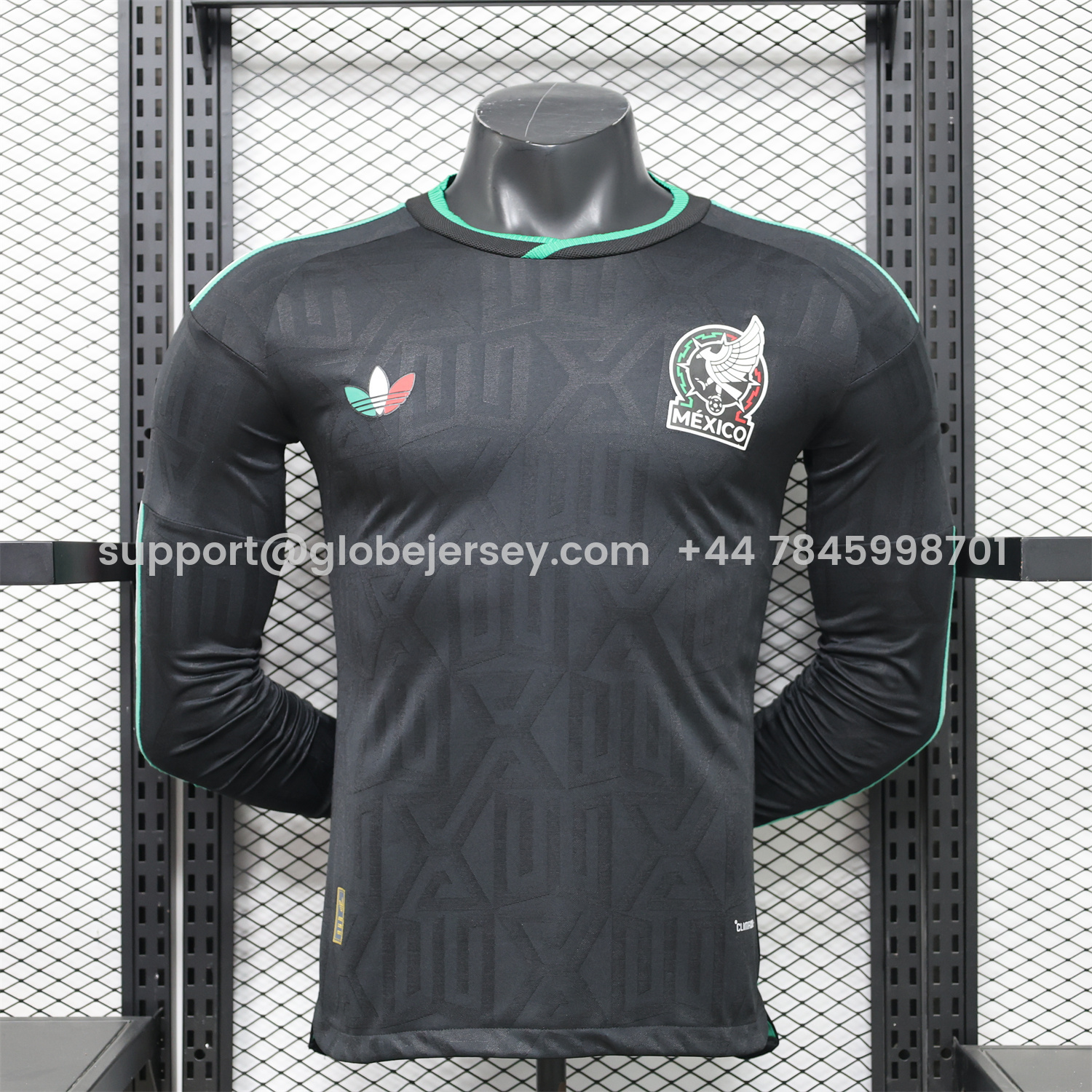 GlobeJersey-Mexico 2026 Third Long Sleeves Jersey - Player Version