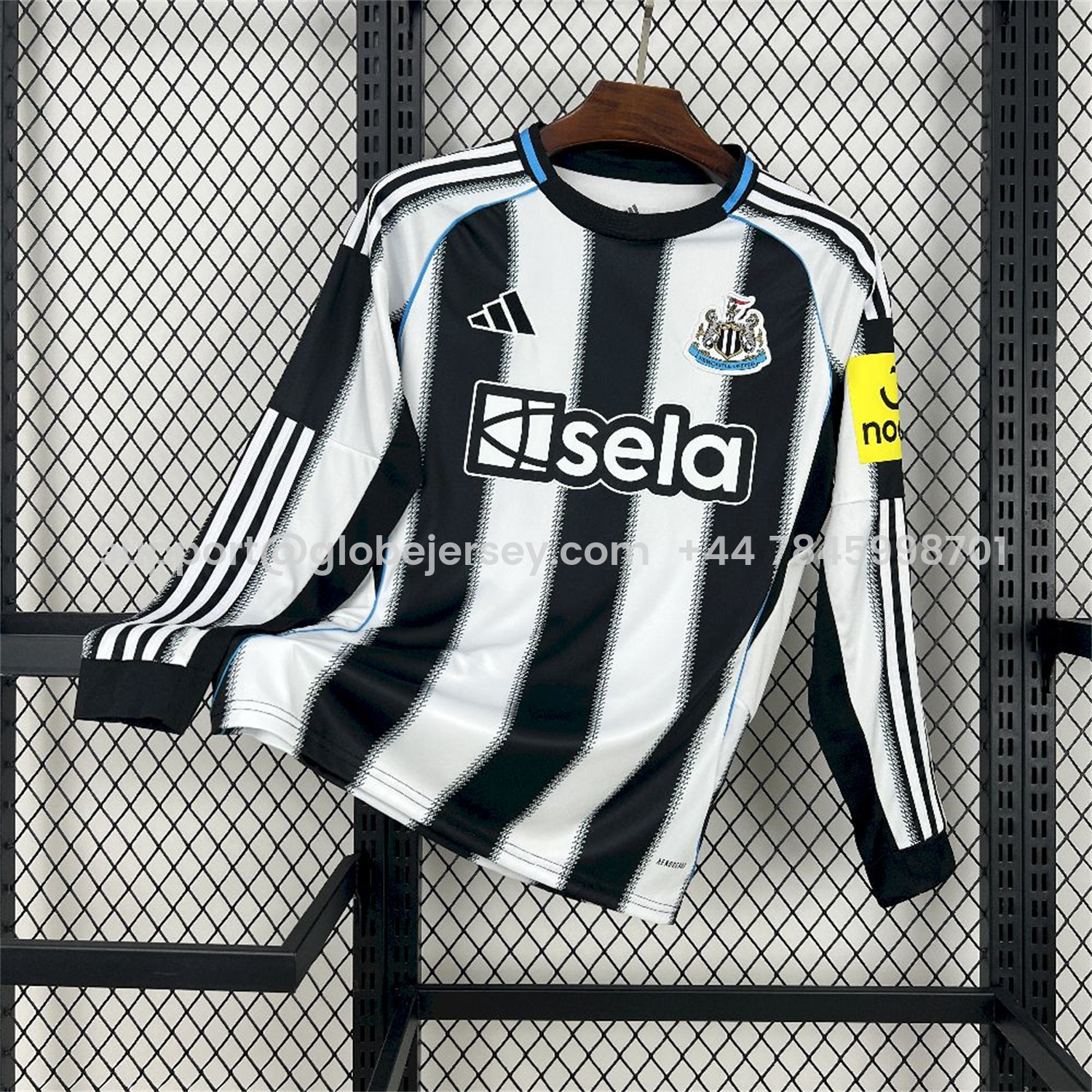 GlobeJersey-Newcastle United 25-26 Home Long Sleeves Jersey - Fans Version