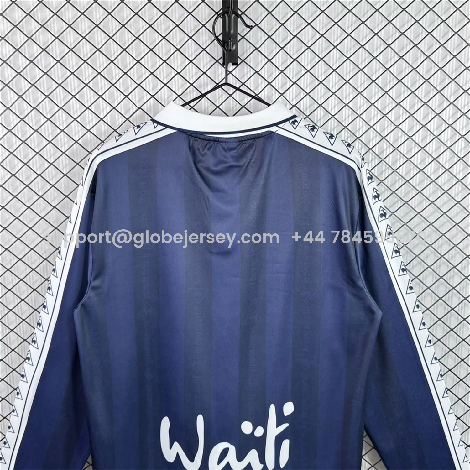 GlobeJersey-Retro Bordeaux 1996-97 Home Long Sleeves Jersey