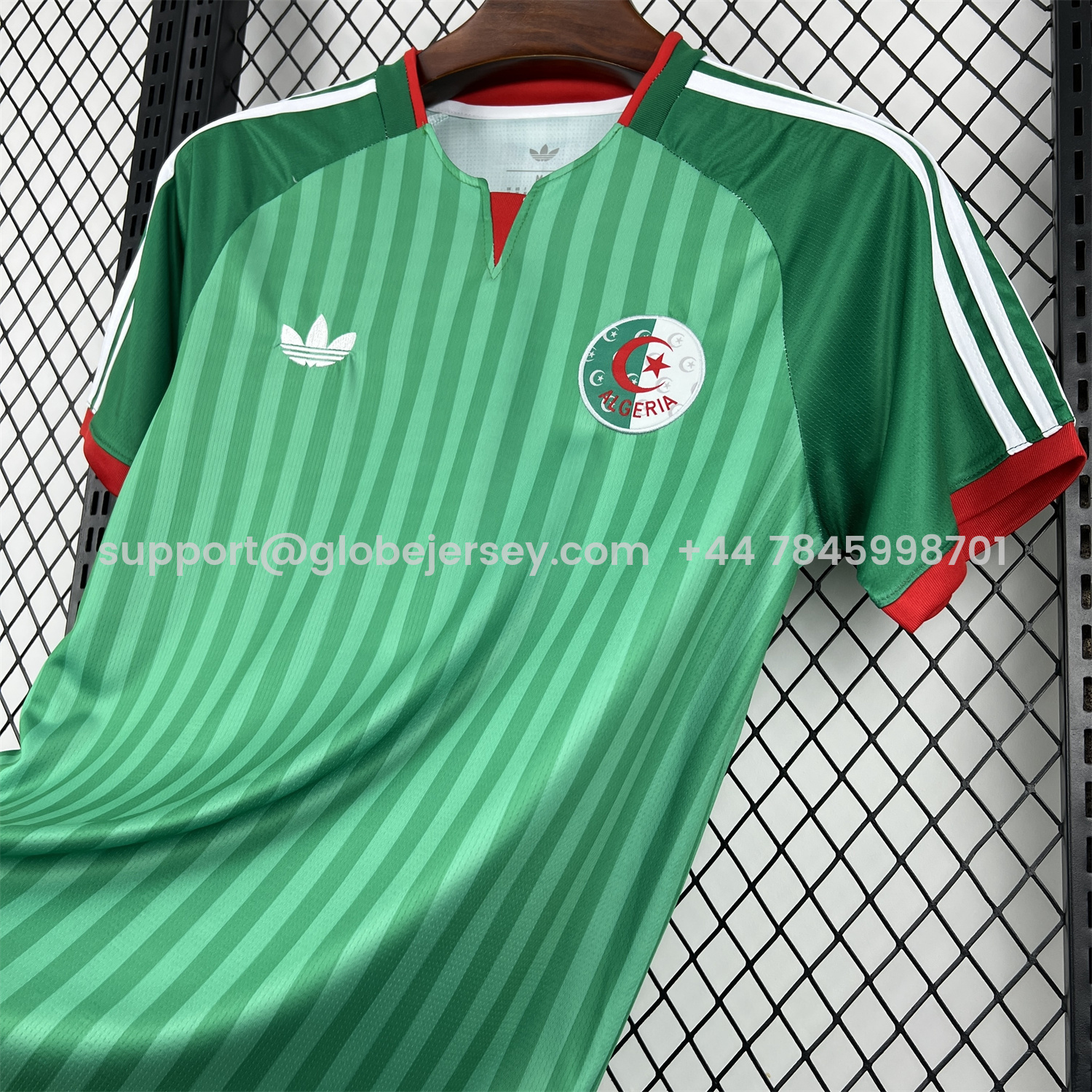 GlobeJersey-Algeria 2026 Away Green Jersey - Fans Version