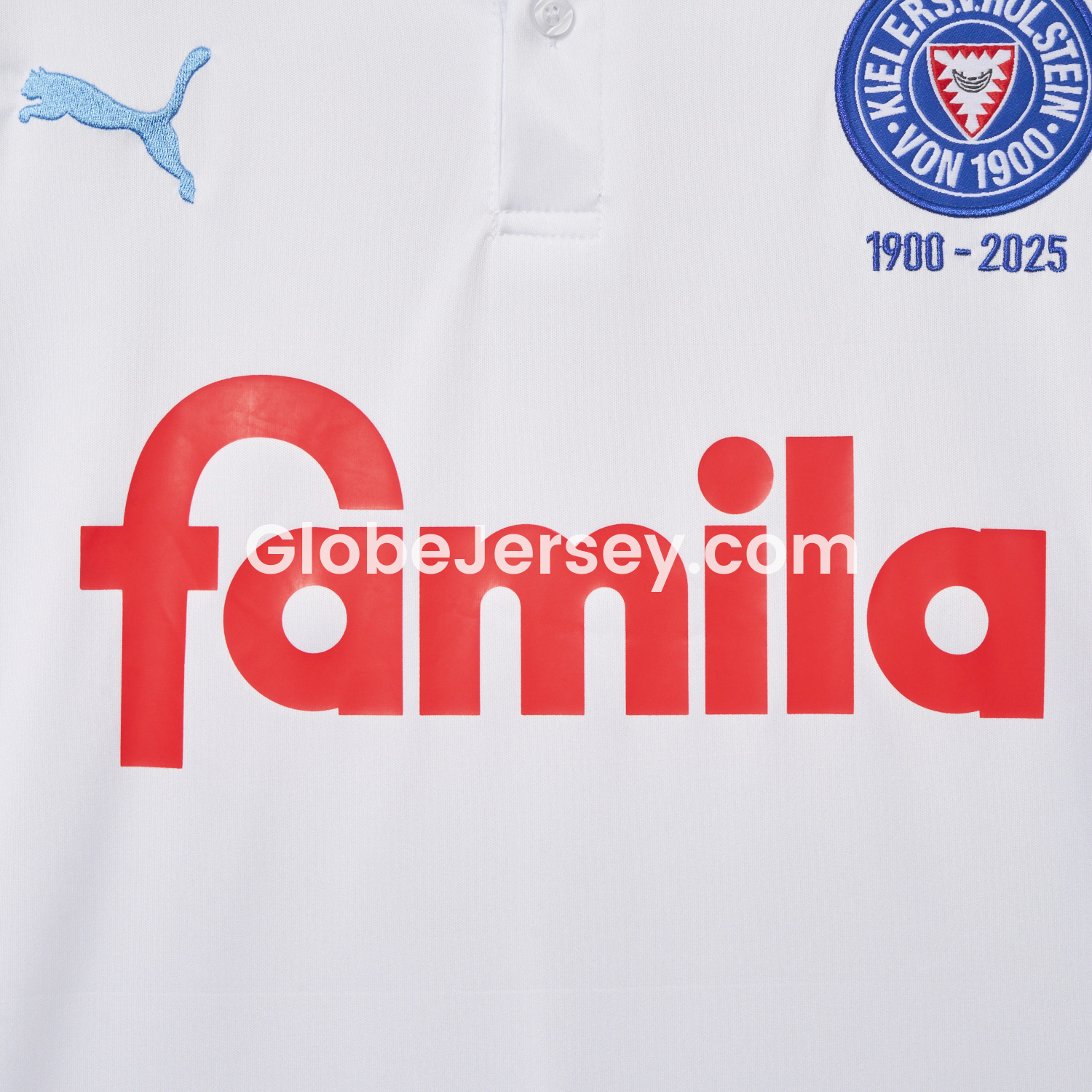 GlobeJersey-Holstein Kiel 2025 125th Anniversary Jersey - Fans Version