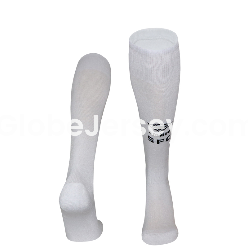 GlobeJersey-Santos 25-26 Home Socks - White