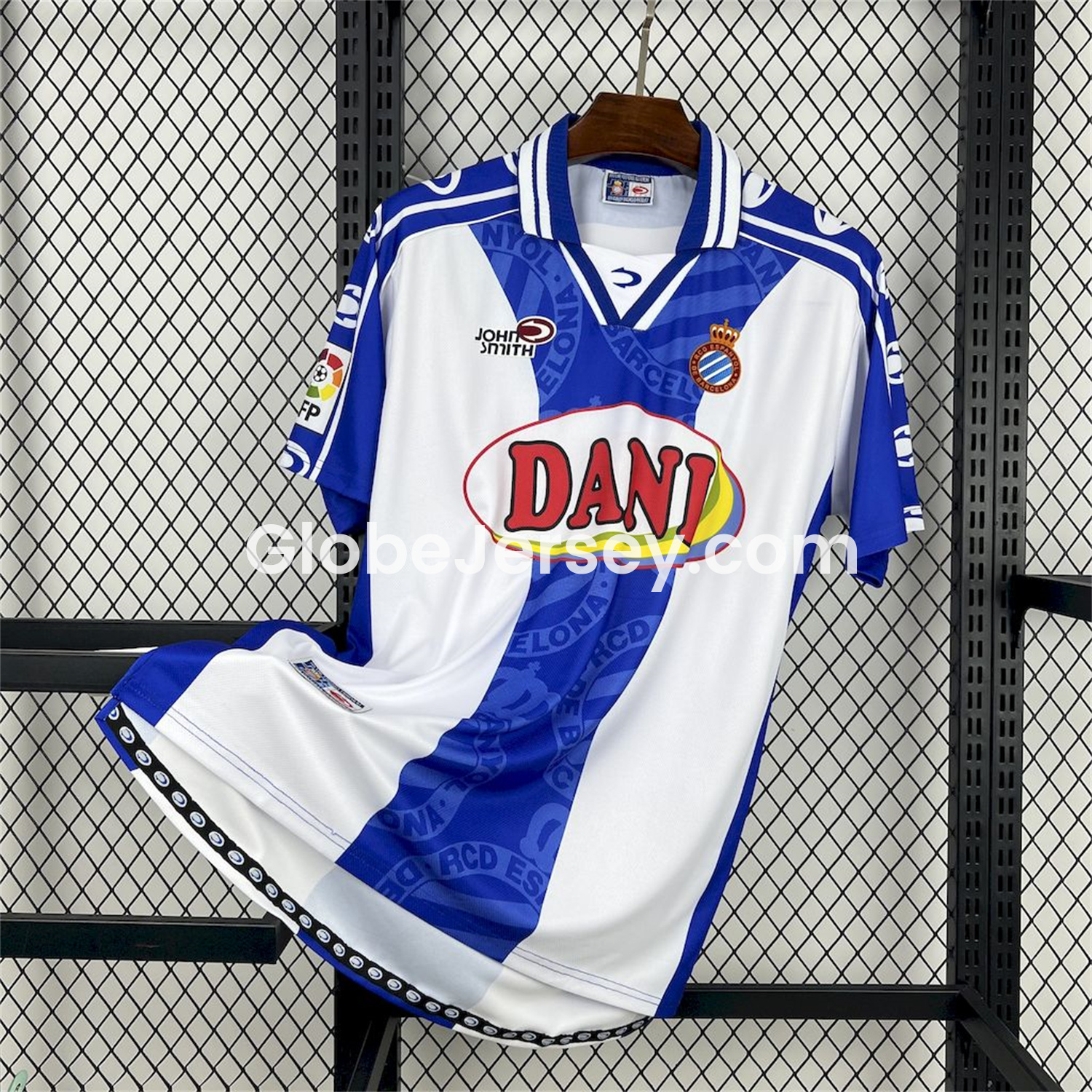 GlobeJersey-Retro RCD Espanyol 1999-00 Home Jersey
