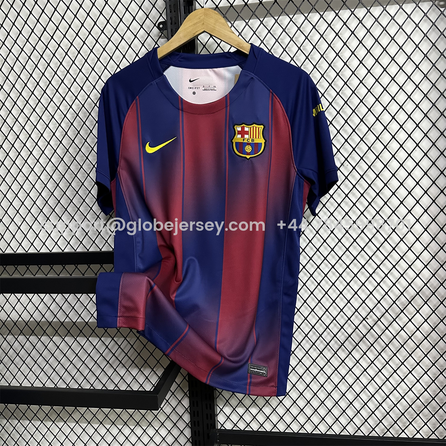 GlobeJersey-Barcelona 25-26 Home Unsponsored Jersey - Fans Version