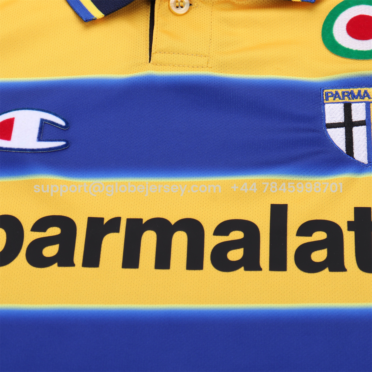 GlobeJersey-Retro Parma 1999-00 Home Kids Kit