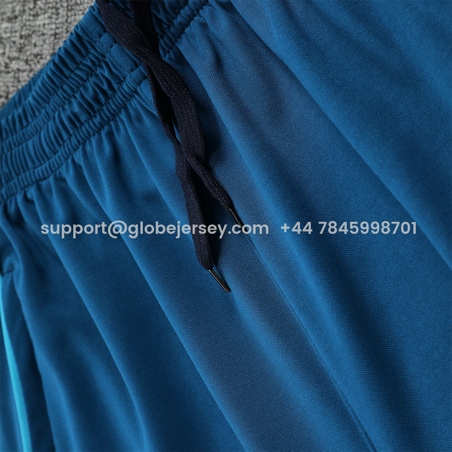 GlobeJersey-Club América 25-26 Short-Sleeve Training Set - Royal Blue With Light Blue Accents Top & Pants