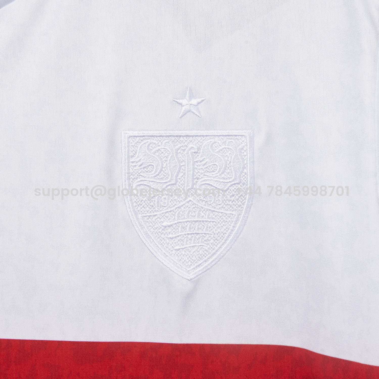 GlobeJersey-【Embroidered Team Badge】Stuttgart 25-26 100th Anniversary Jersey - Fans Version