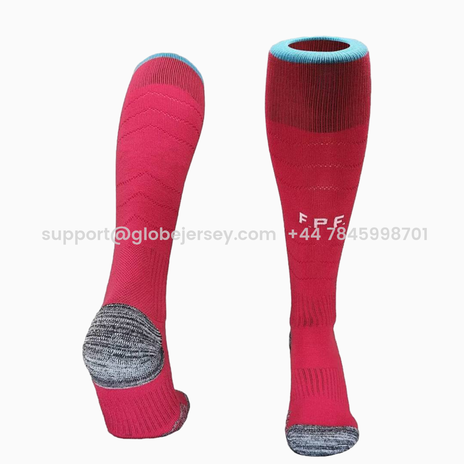 GlobeJersey-Portugal 2026 Home-B Socks - Red