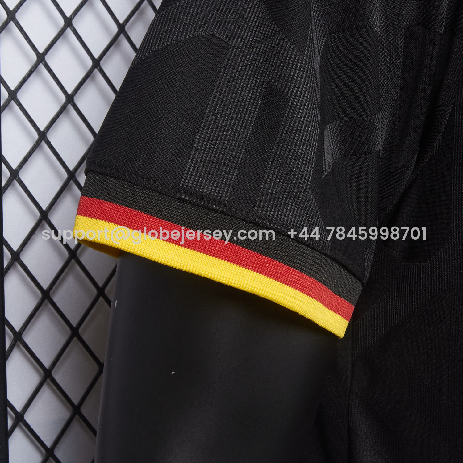 GlobeJersey-Germany 2026 Black Special Edition Polo Jersey - Player Version