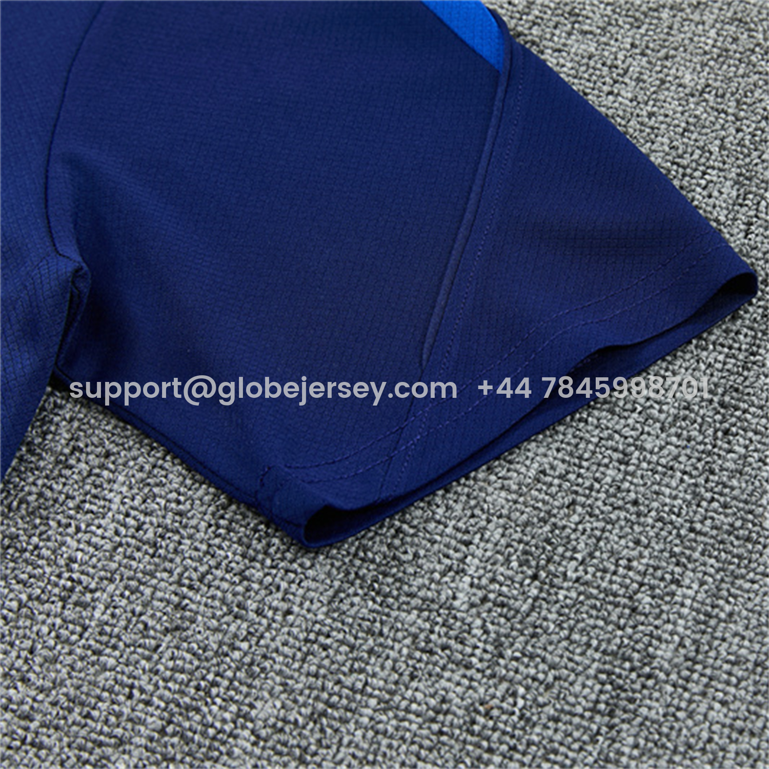 GlobeJersey-Inter Milan 26-27 Short-Sleeve Training Set - Deep Blue Top & Shorts