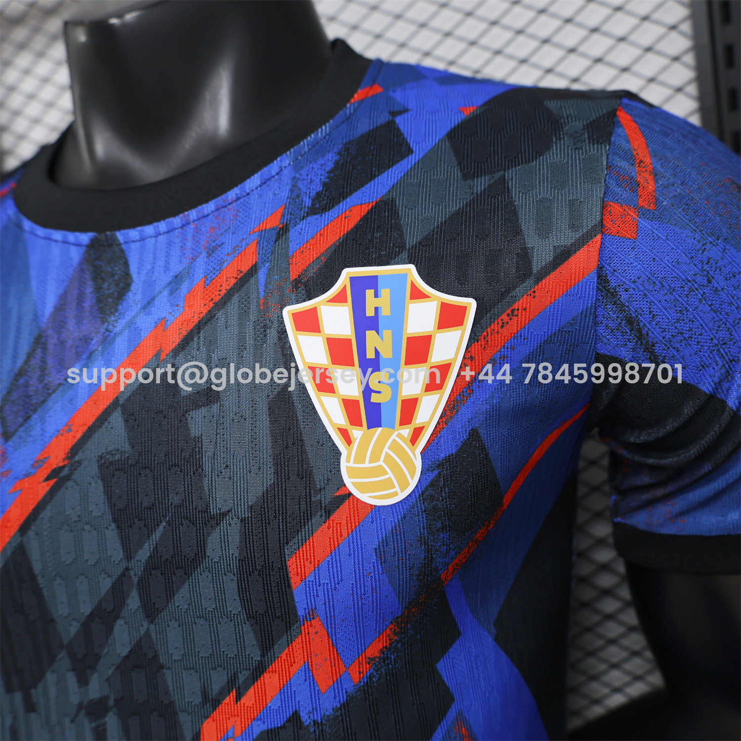 GlobeJersey-Croatia 2026 Blue And Black Special Jersey - Player Version
