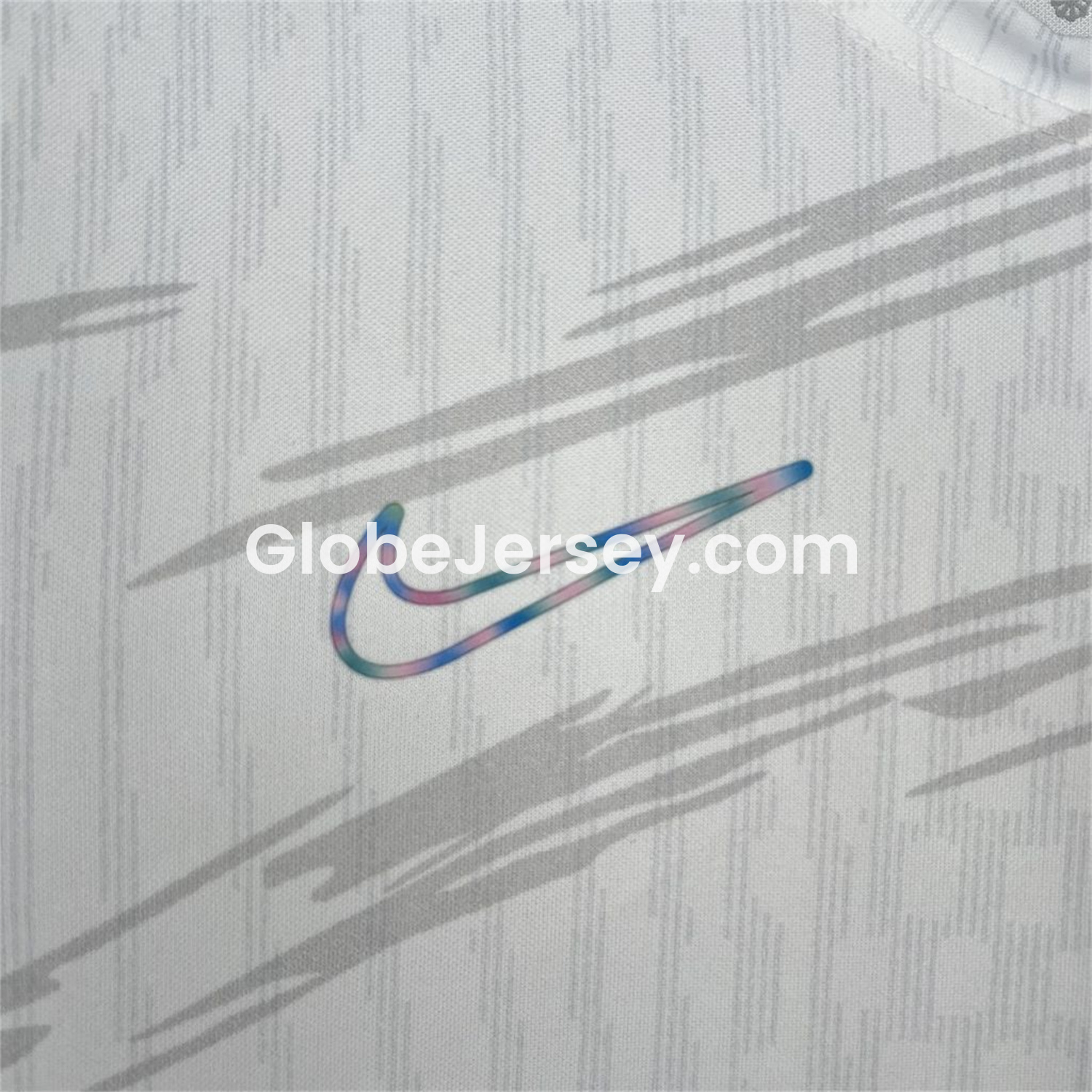 GlobeJersey-Barcelona 25-26 Colored Cuffs White Jersey - Fans Version