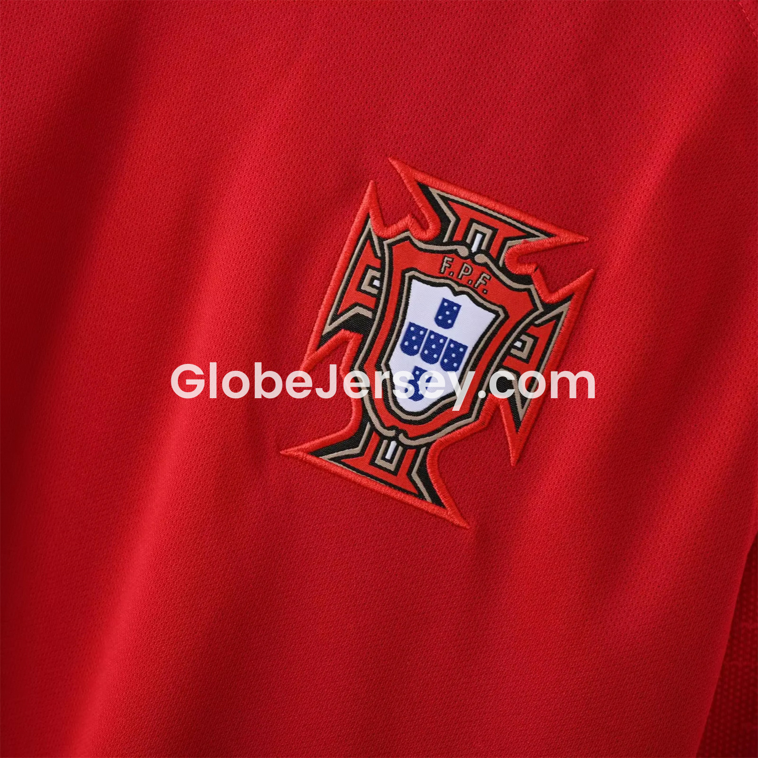 GlobeJersey-Retro Portugal 2018 Home Long Sleeves Jersey