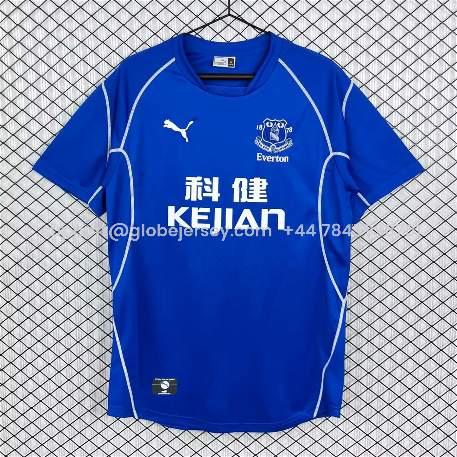 GlobeJersey-Retro Everton 2002-03 Home Jersey