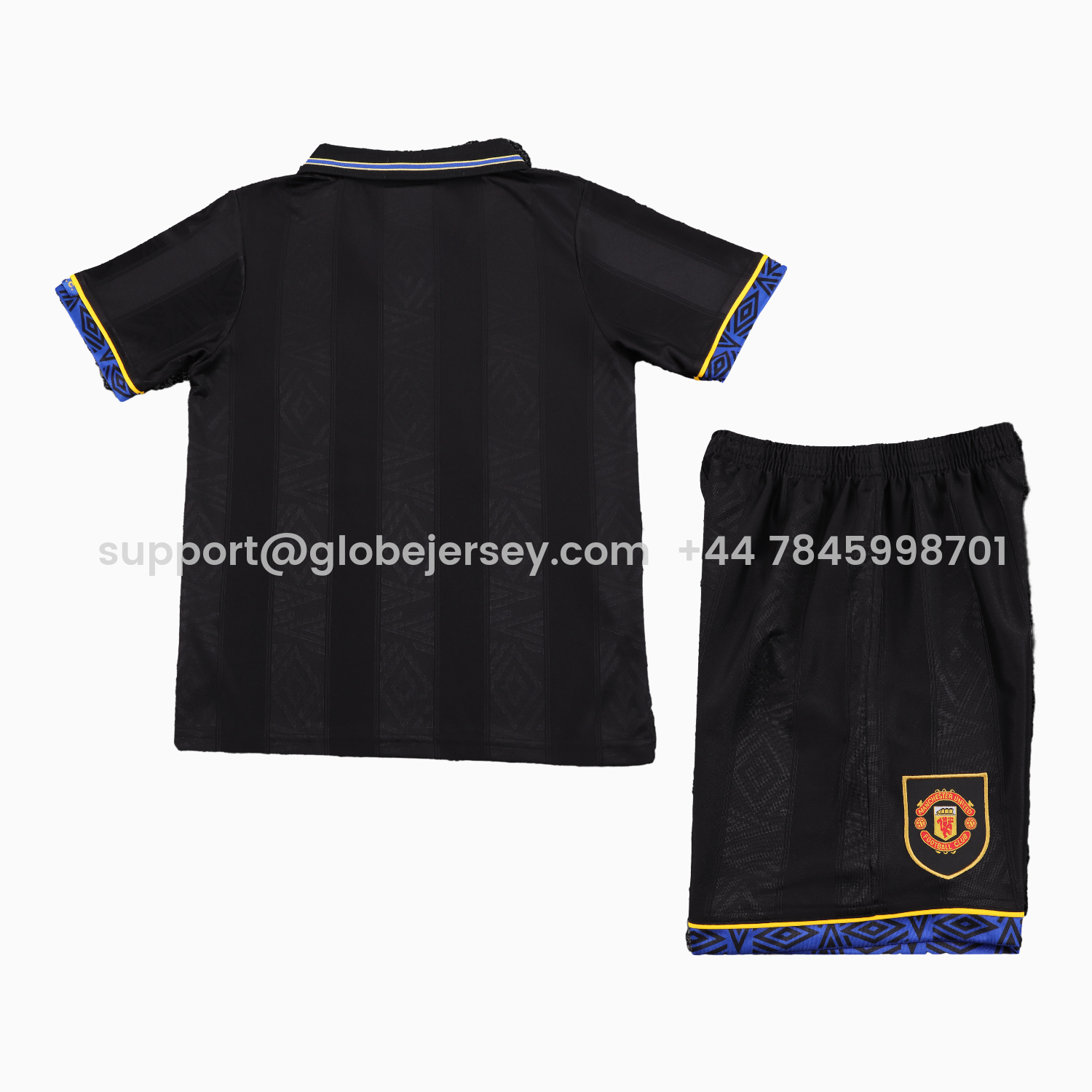 GlobeJersey-Retro Manchester United 93-95 Away Kids Kit