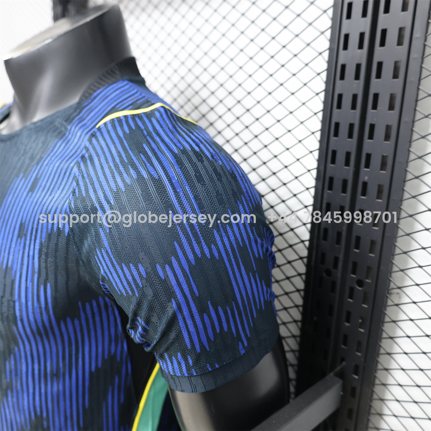 GlobeJersey-Brazil 2026 Away Blue Jersey - Player Version