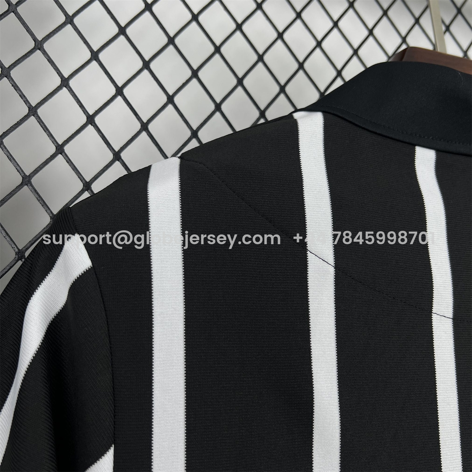 GlobeJersey-Retro Corinthians 2012 Black And White Special Jersey