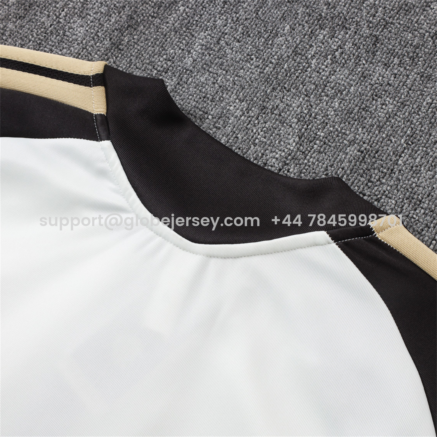 GlobeJersey-Flamengo 2026 Jacket Training Tracksuit - White Jackets & Black Pants