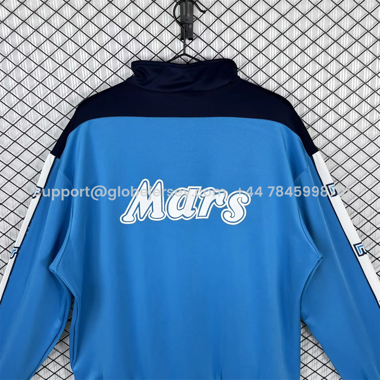 GlobeJersey-Retro Napoli 1989-90 Blue Windbreaker