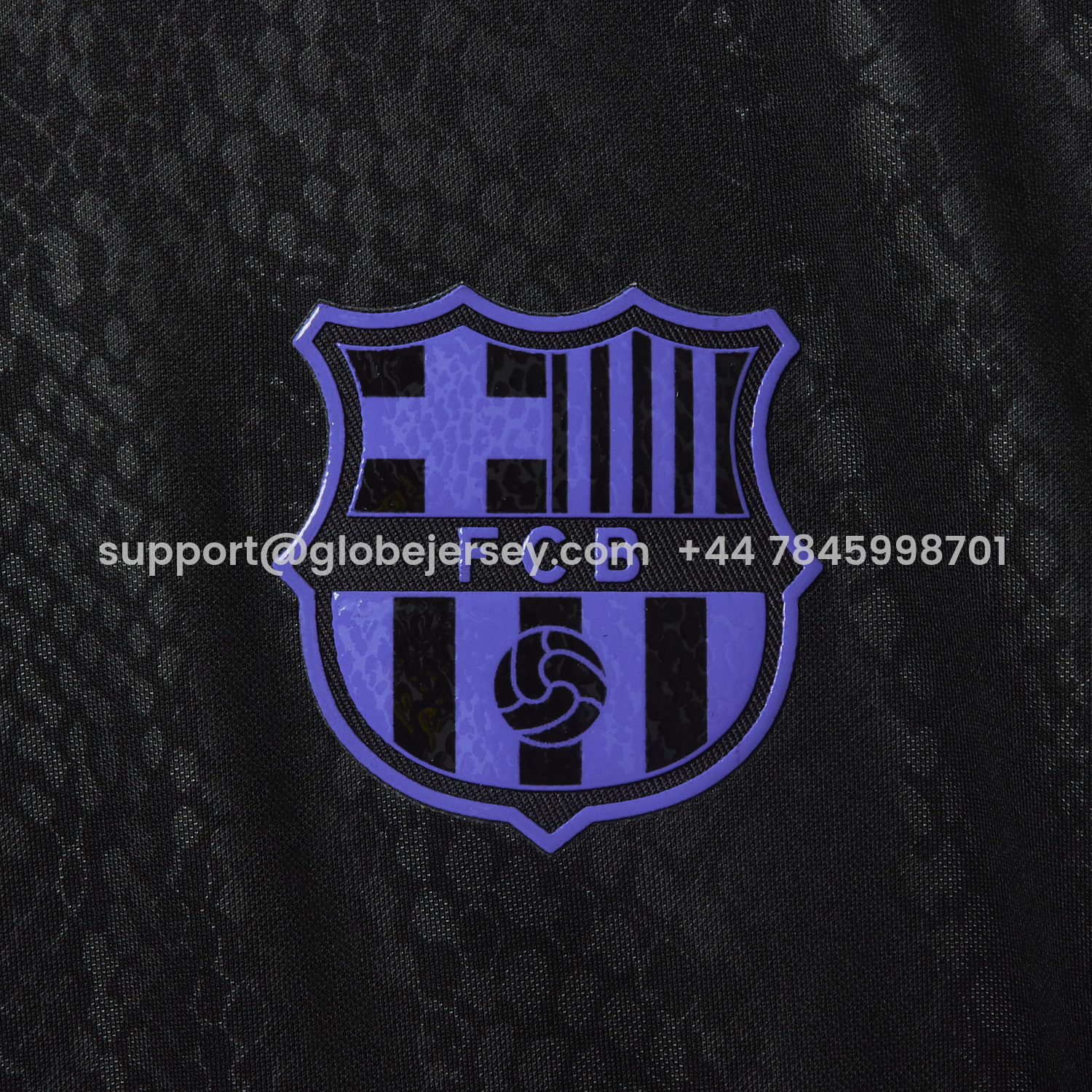 GlobeJersey-Barcelona X KB 25-26 Black And Purple Special Jersey - Player Version
