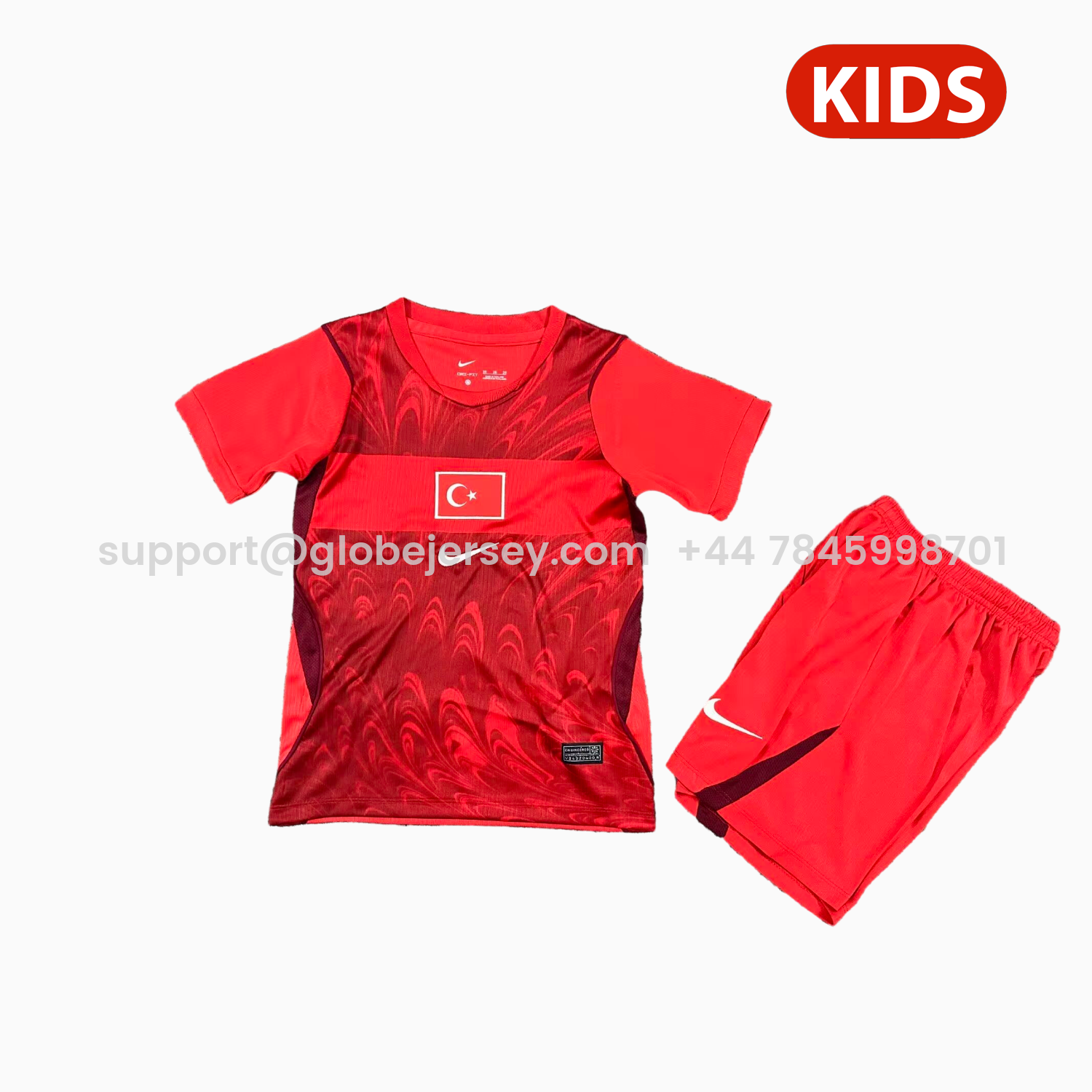 GlobeJersey-Turkey 2026 Away Kids Kit