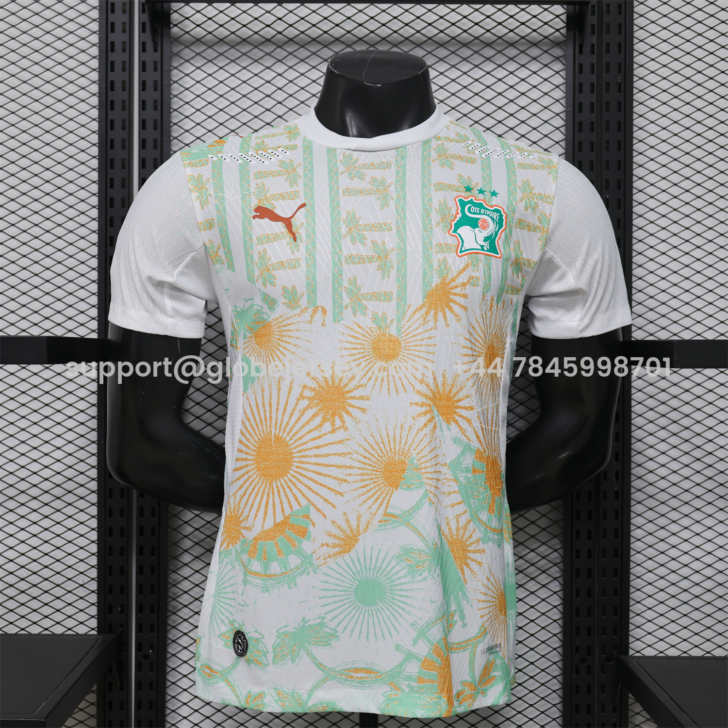 GlobeJersey-Ivory Coast 2026 Away Jersey - Player Version