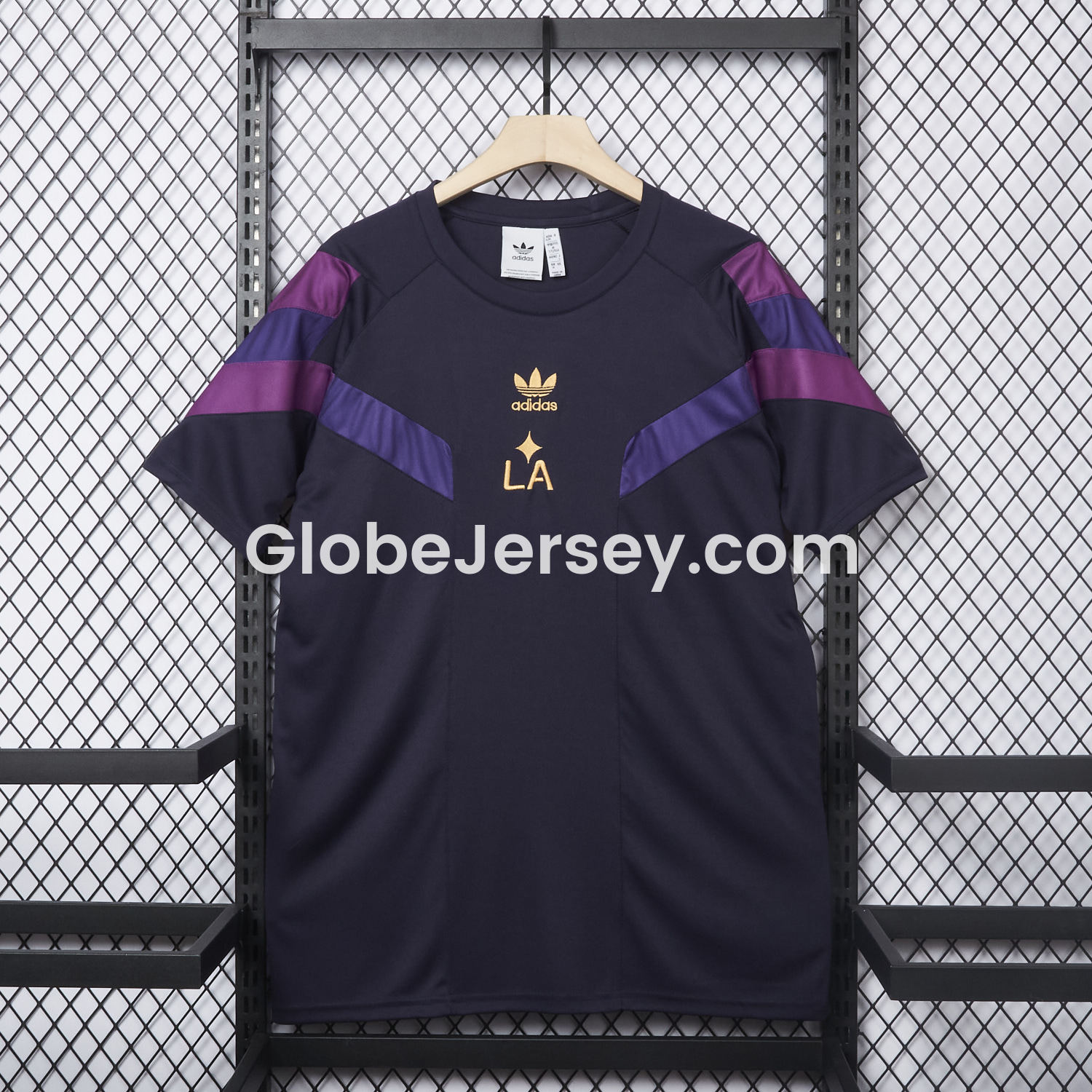 GlobeJersey-LA Galaxy 25-26 Terrace Icon Retro Style Jersey - Fans Version