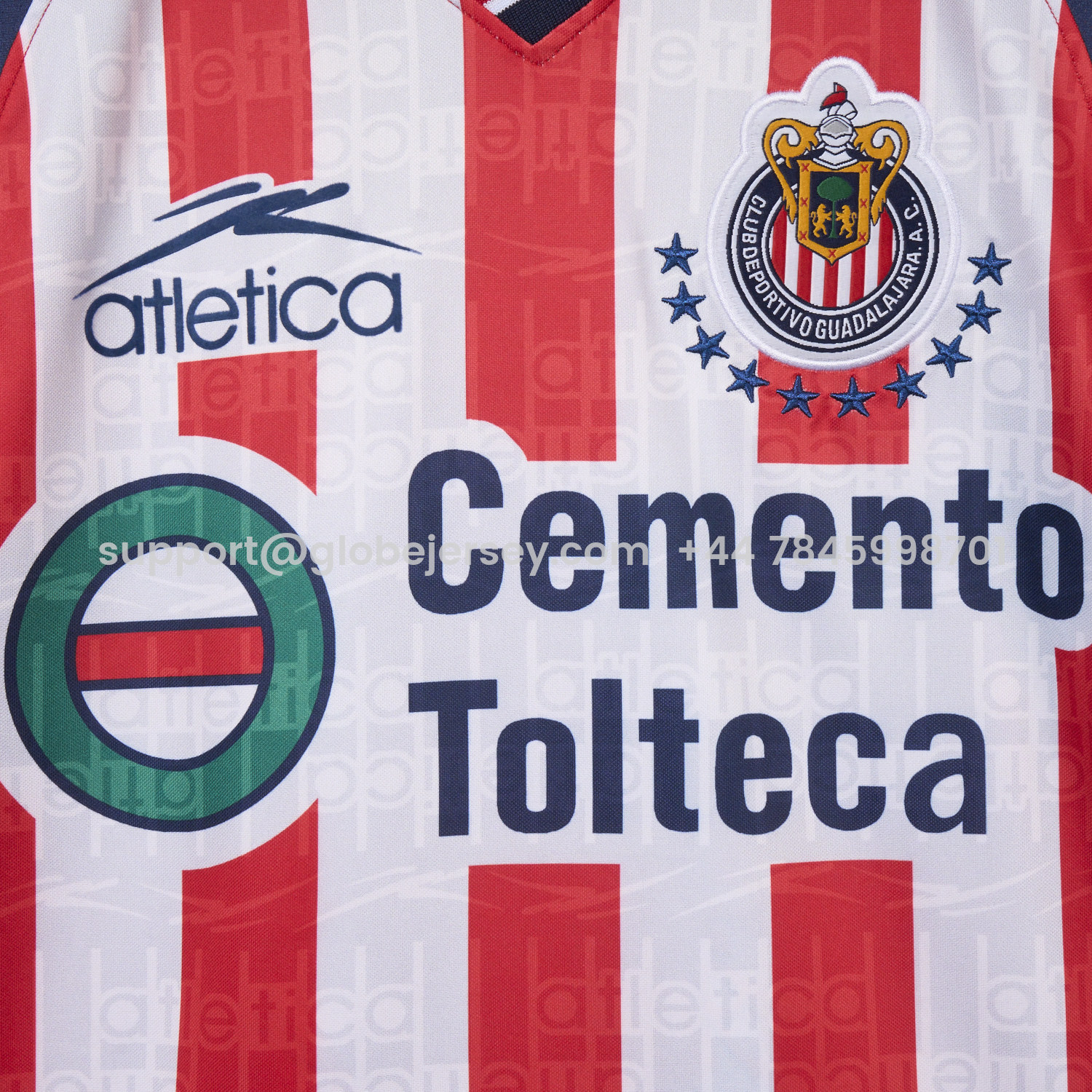 GlobeJersey-Retro Chivas de Guadalajara 1999-00 Home Long Sleeves Jersey